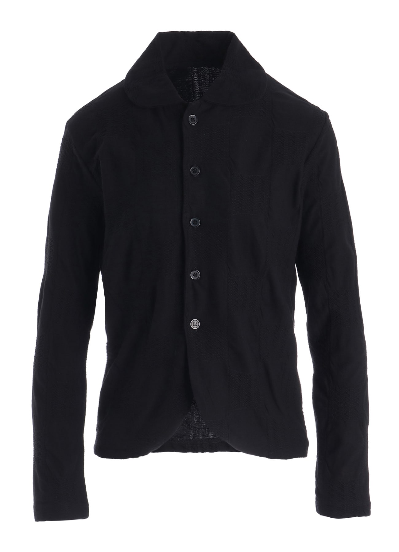 BLOCK TUCK JQ 5-BUTTON CARDIGAN