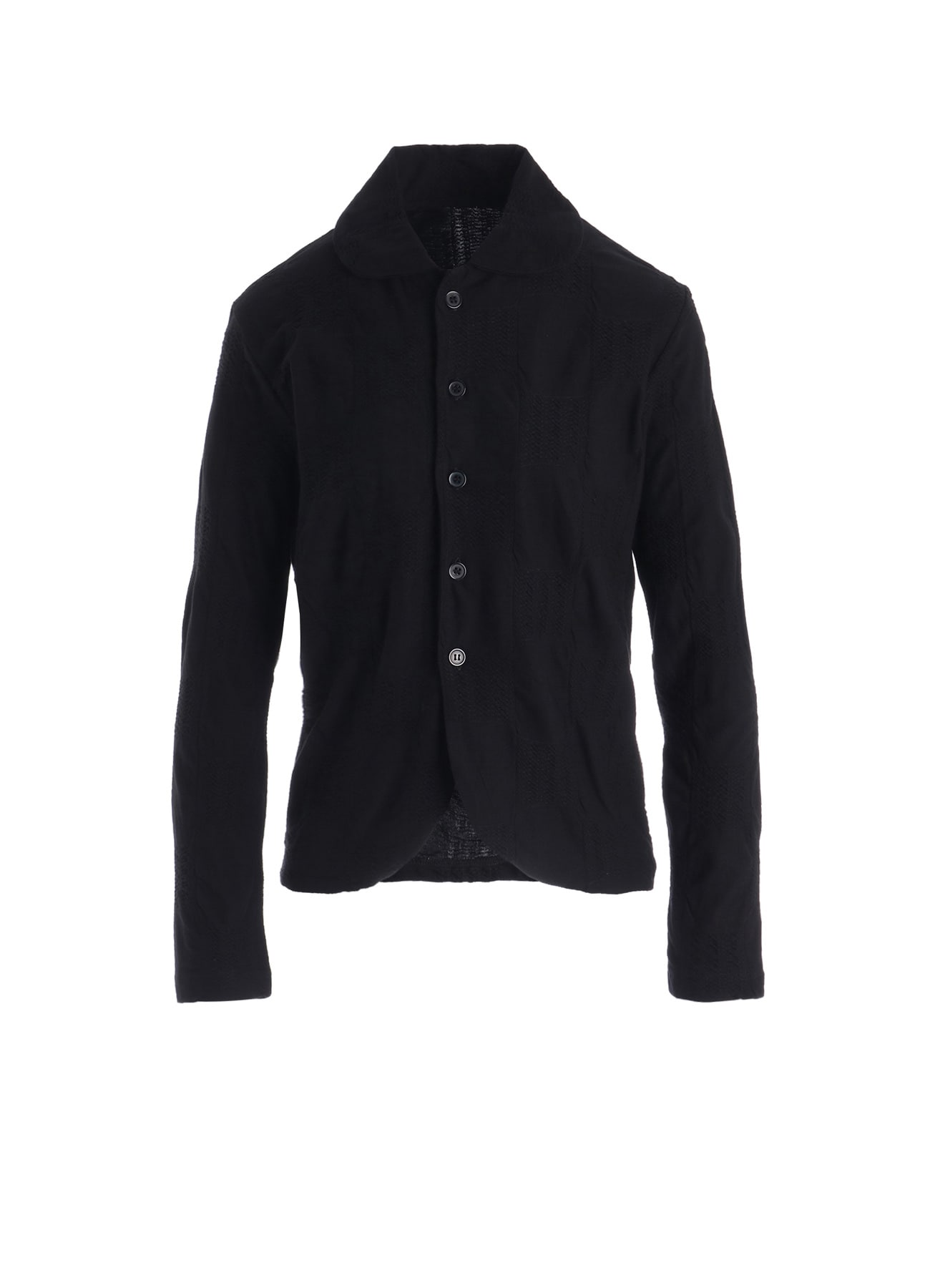 BLOCK TUCK JQ 5-BUTTON CARDIGAN