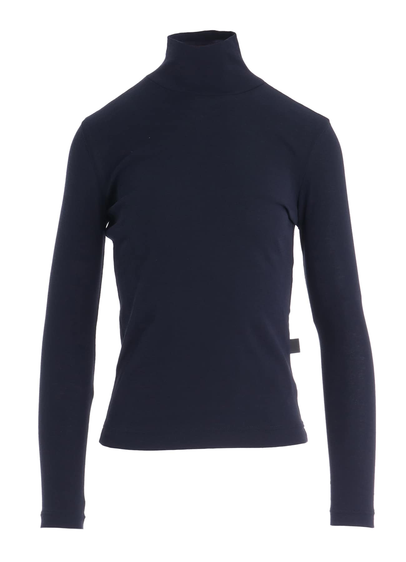 COTTON GAUZE FRAISE HIGHNECK LONG SLEEVE TEE