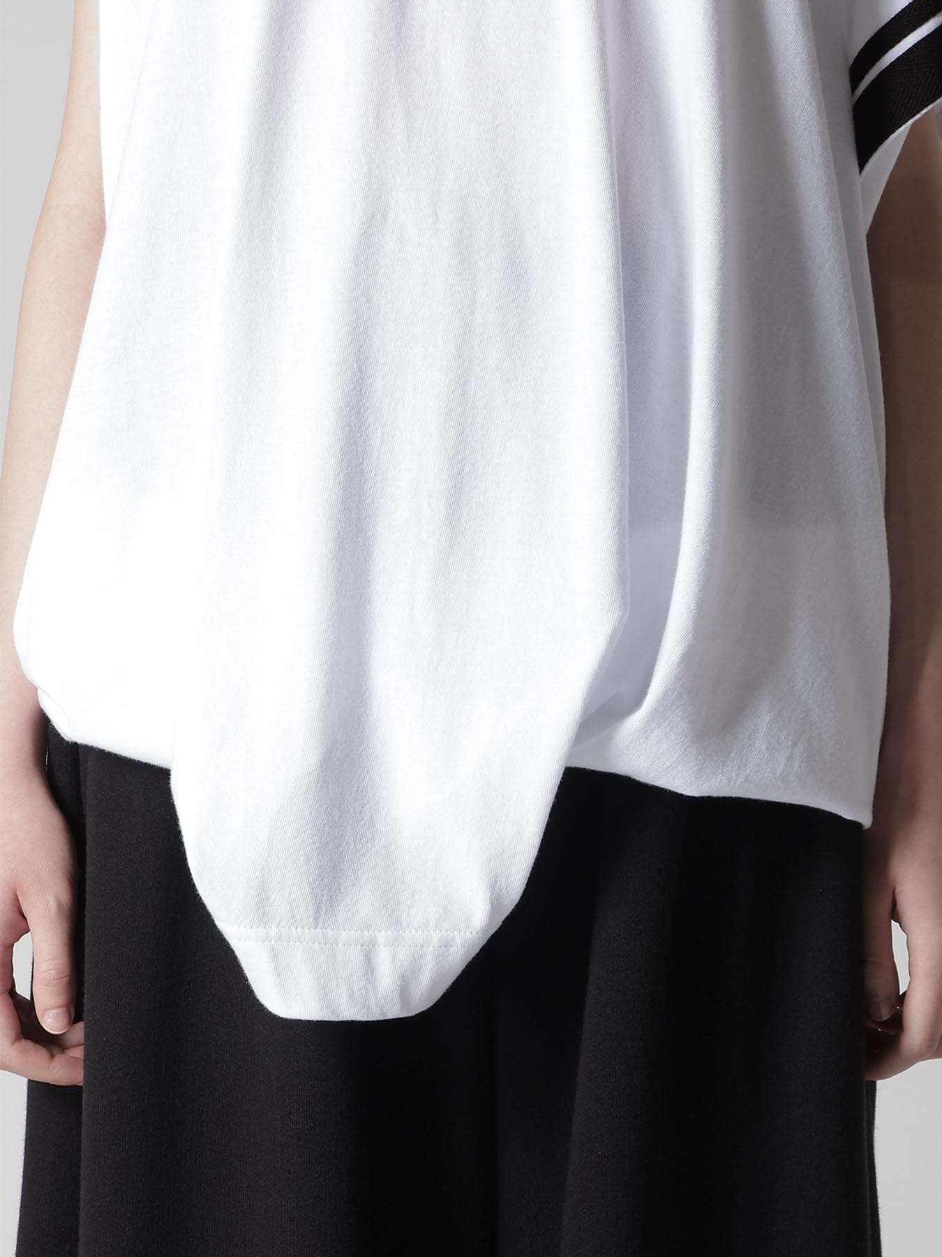 JERSEY UNBALANCE LINE PULLOVER