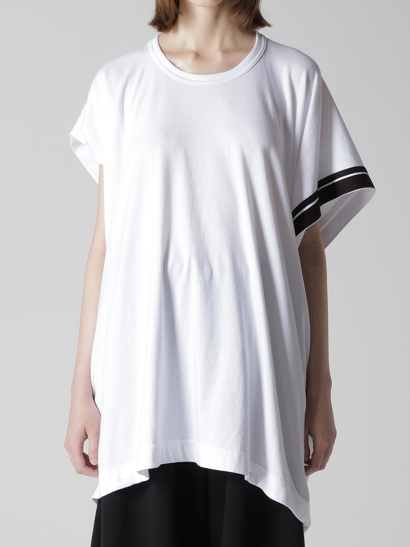 JERSEY UNBALANCE LINE PULLOVER