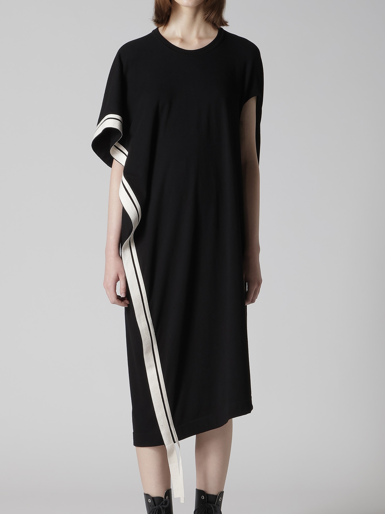 JERSEY UNBALANCE LINE DRESS