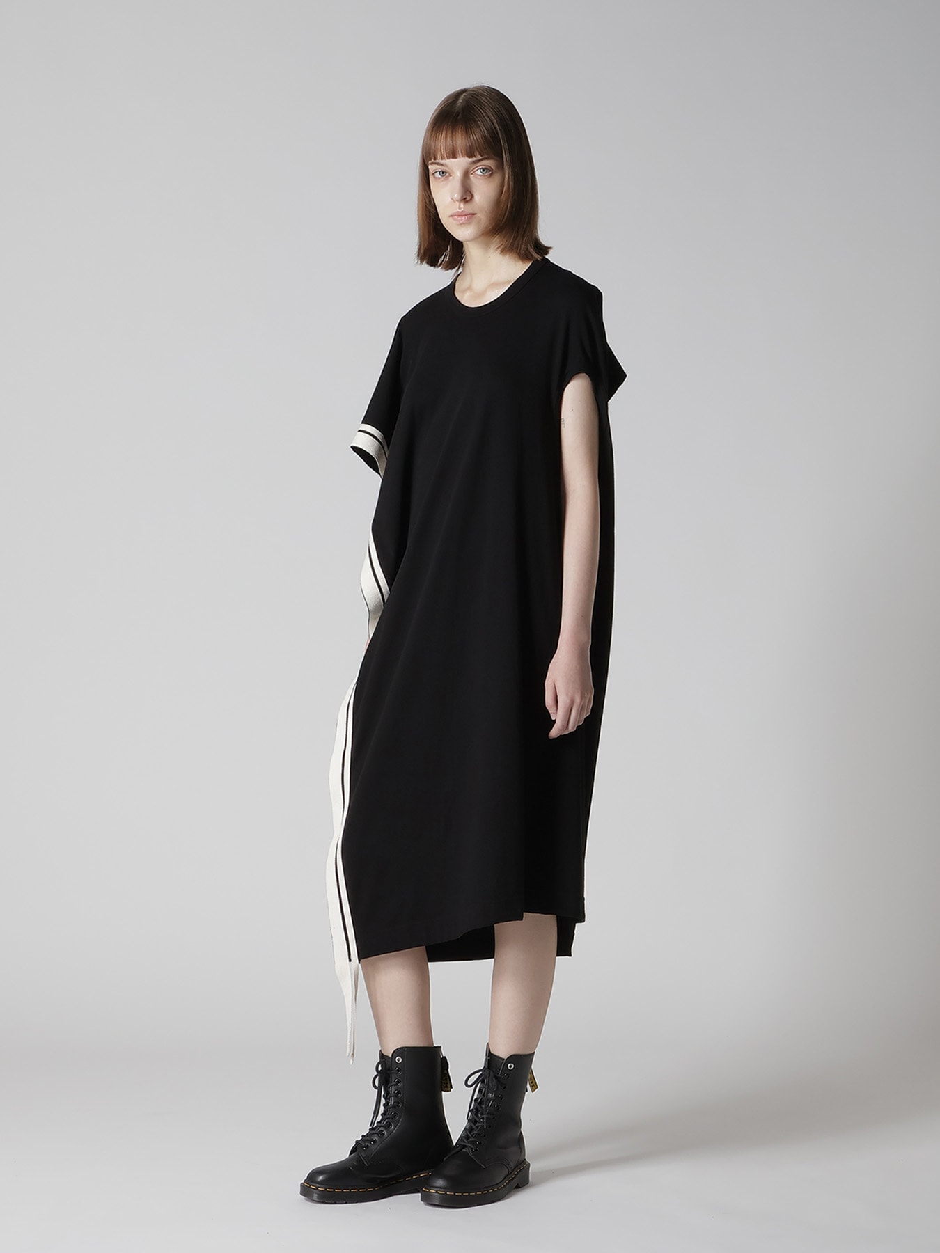 JERSEY UNBALANCE LINE DRESS