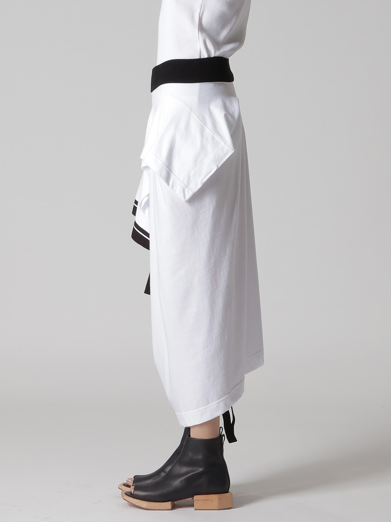 JERSEY UNBALANCE LINE SKIRT