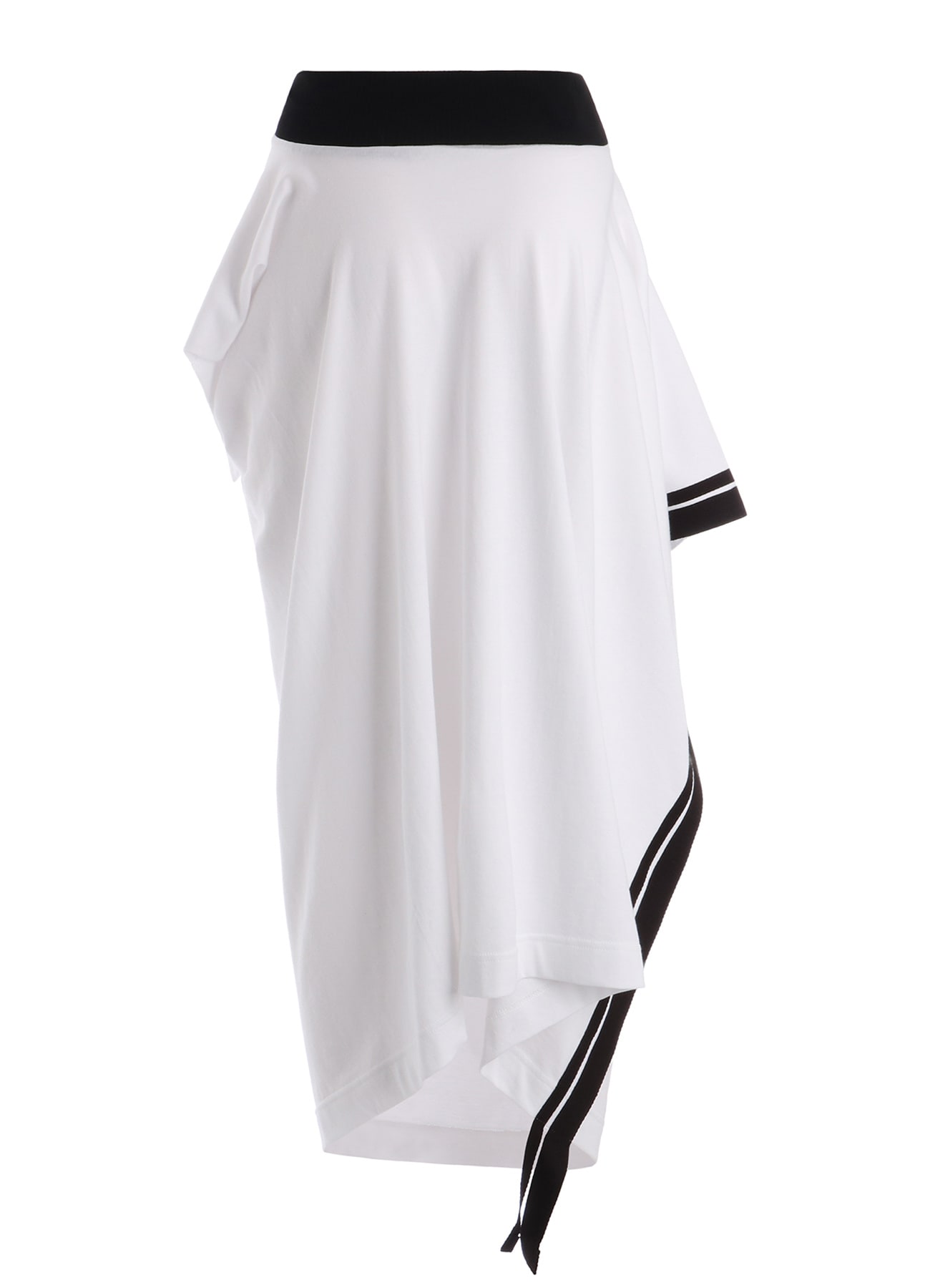 JERSEY UNBALANCE LINE SKIRT