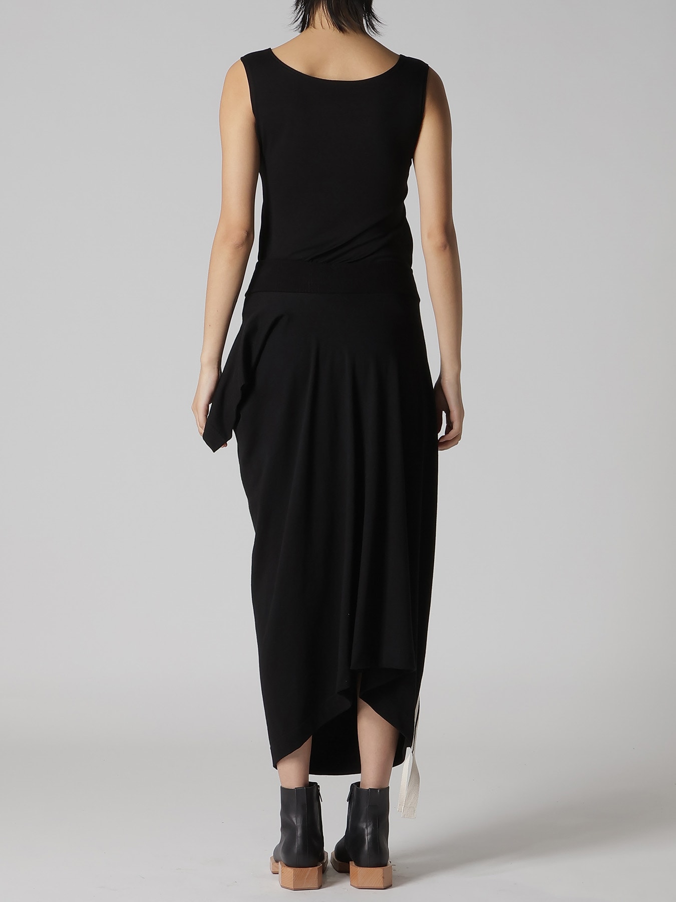 JERSEY UNBALANCE LINE SKIRT