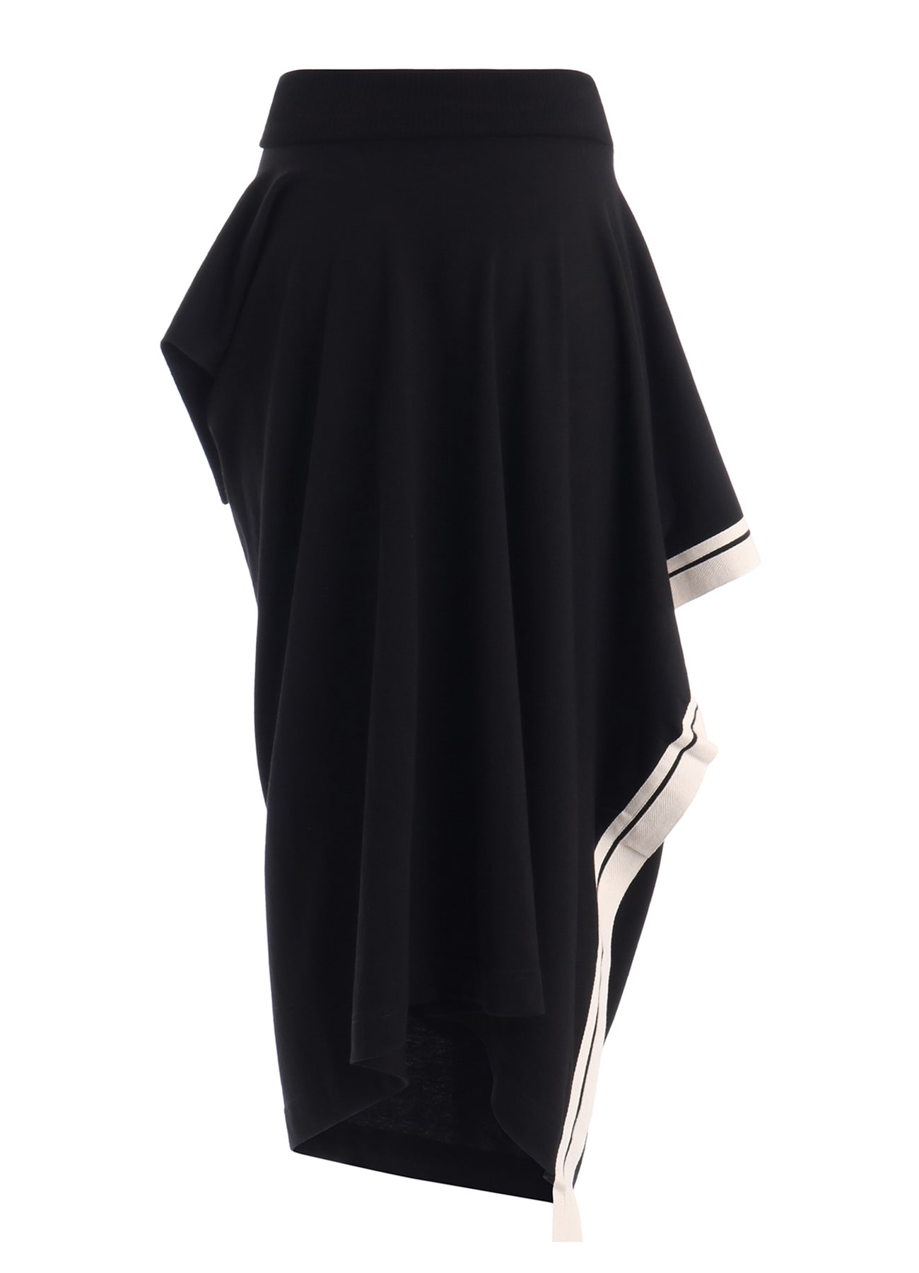 JERSEY UNBALANCE LINE SKIRT