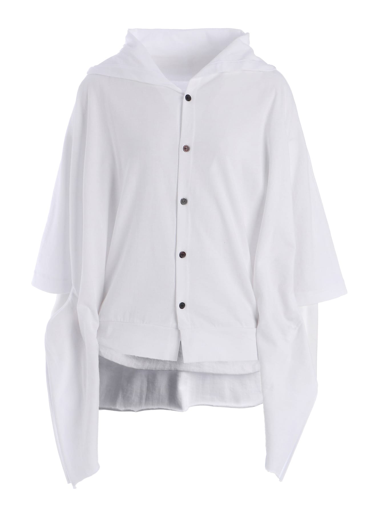 JERSEY RAGLAN COLLARED CARDIGAN