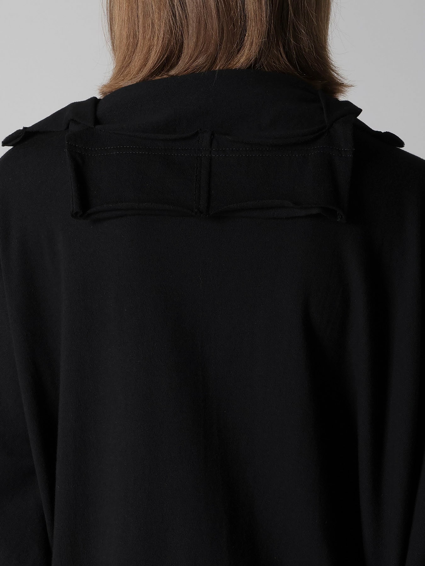 JERSEY RAGLAN COLLARED CARDIGAN