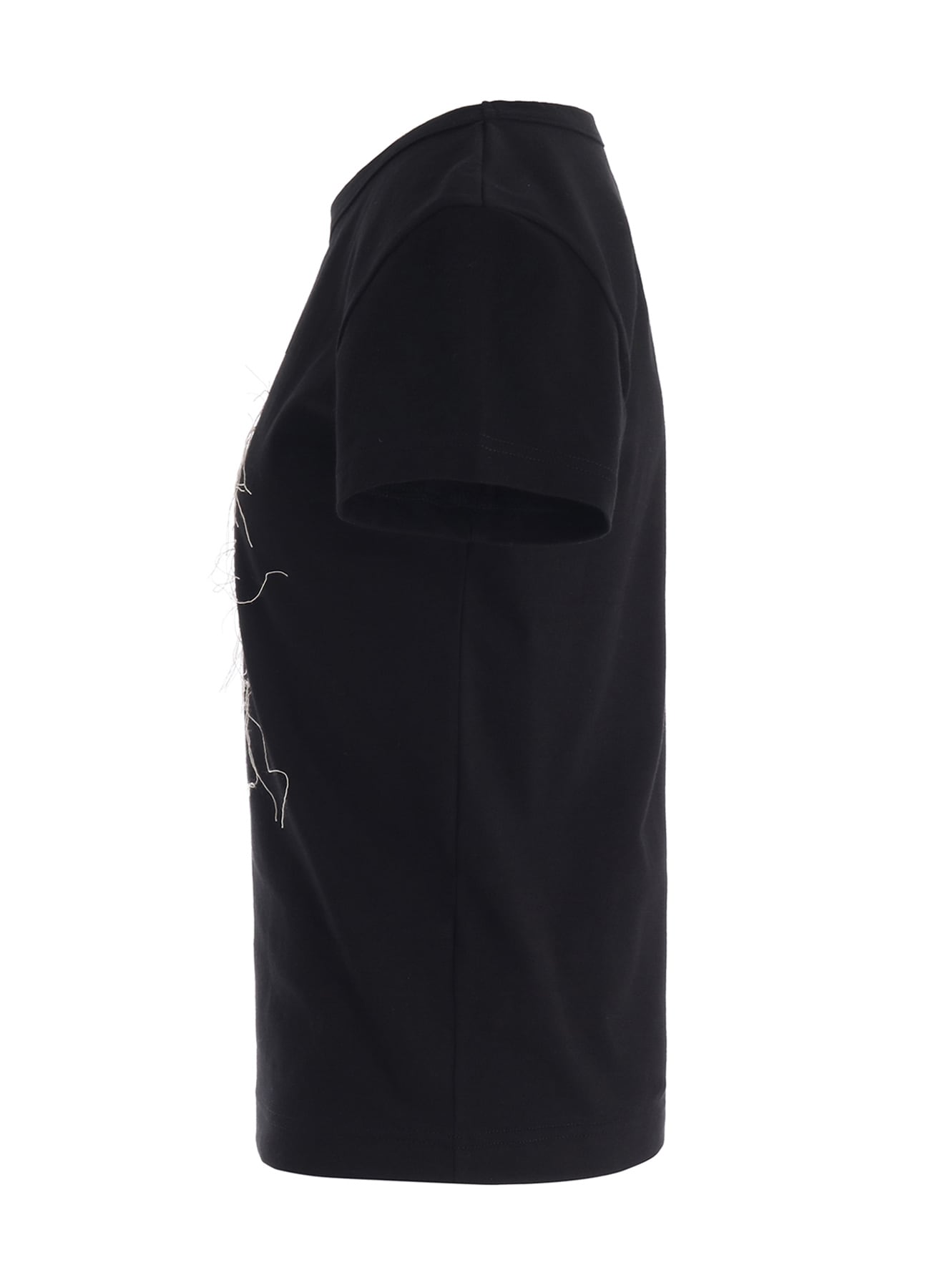 RANDOM STITCH EMBROIDERY SHORT SLEEVE TEE