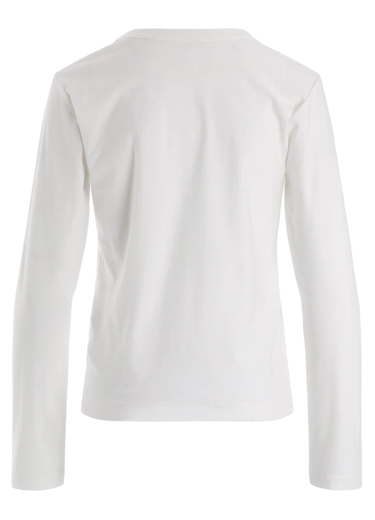 RANDOM STITCH EMBROIDERY LONG SLEEVE TEE
