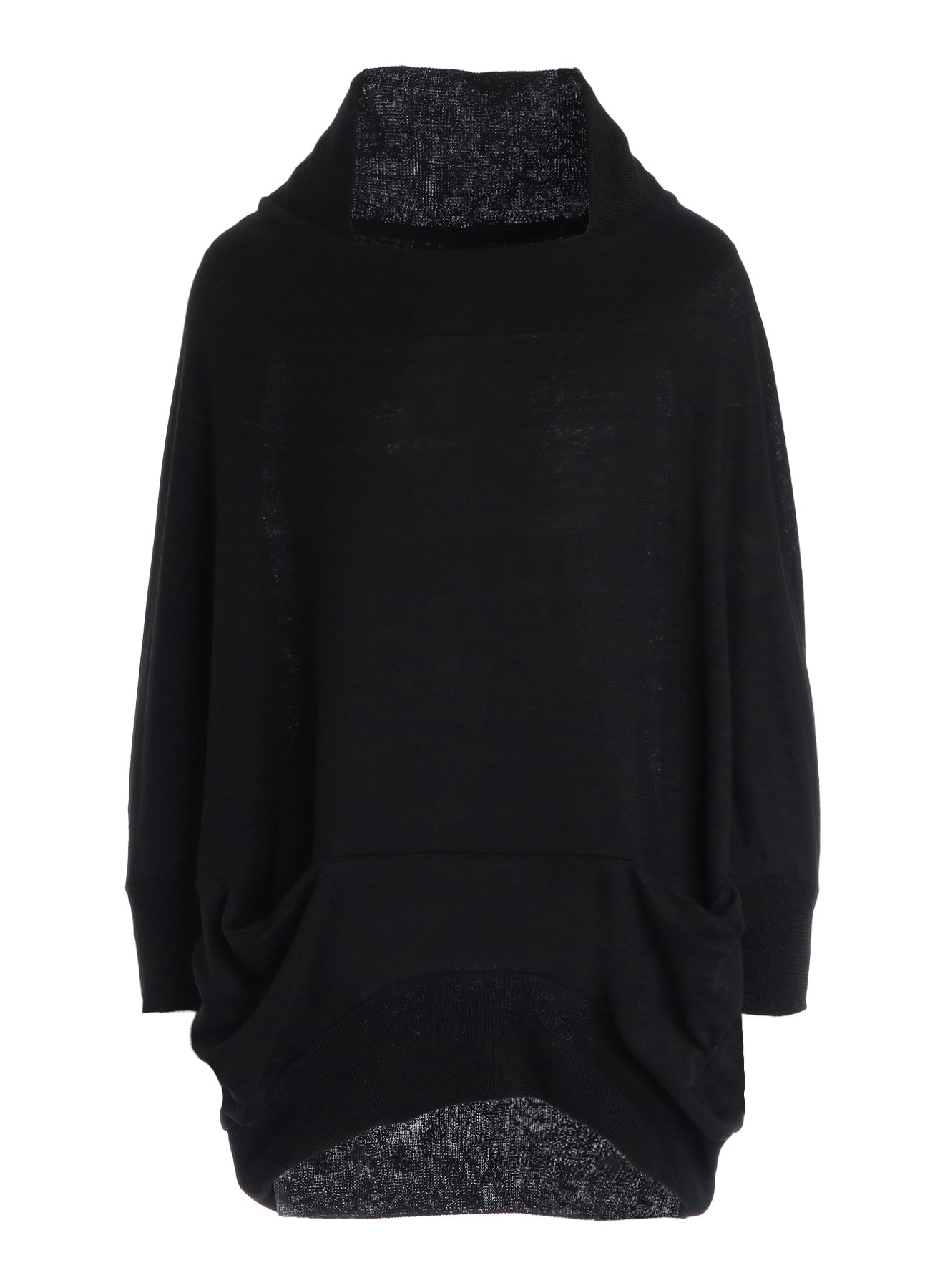 LINEN JERSEY LOOSE FIT POCKET PULLOVER