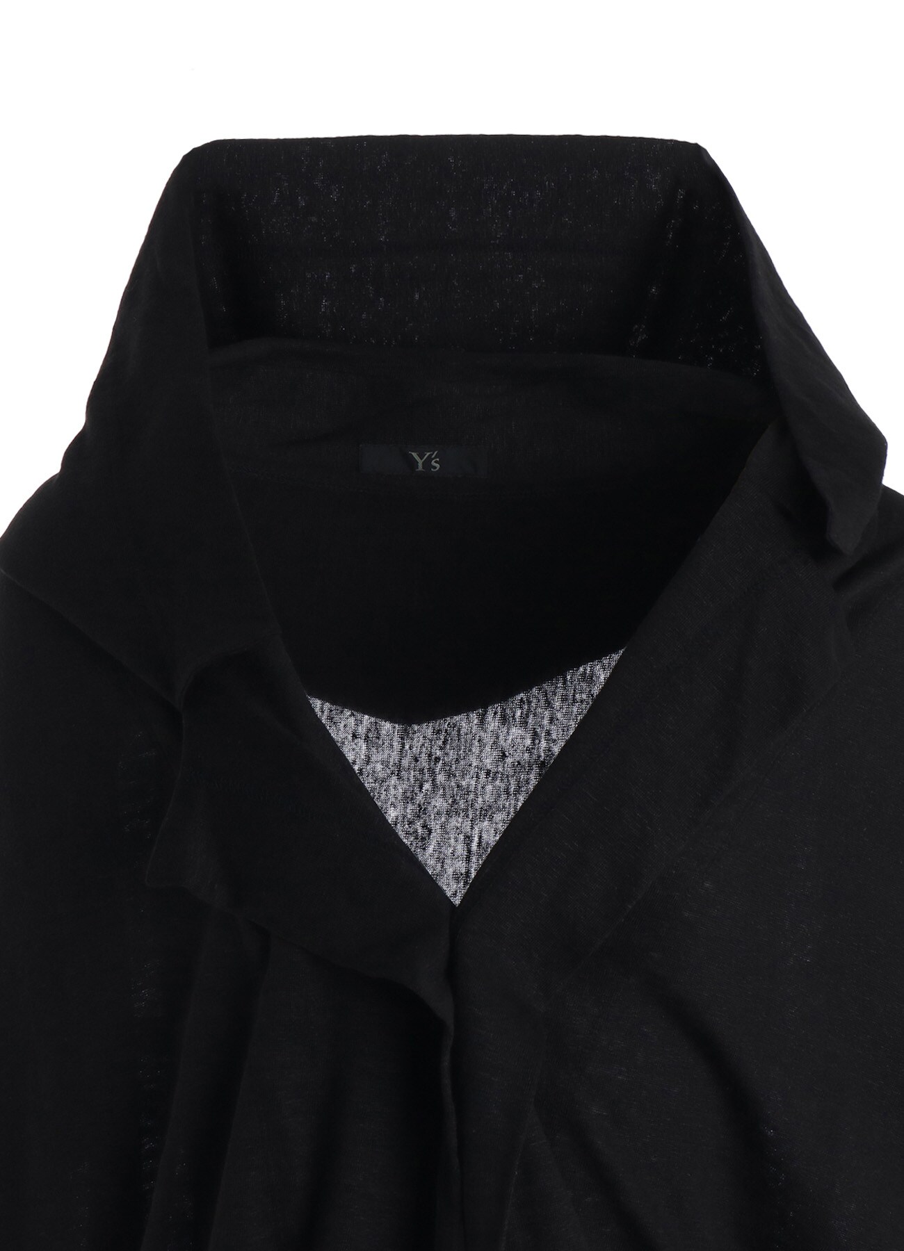 LINEN JERSEY LOOSE FIT POCKET CARDIGAN