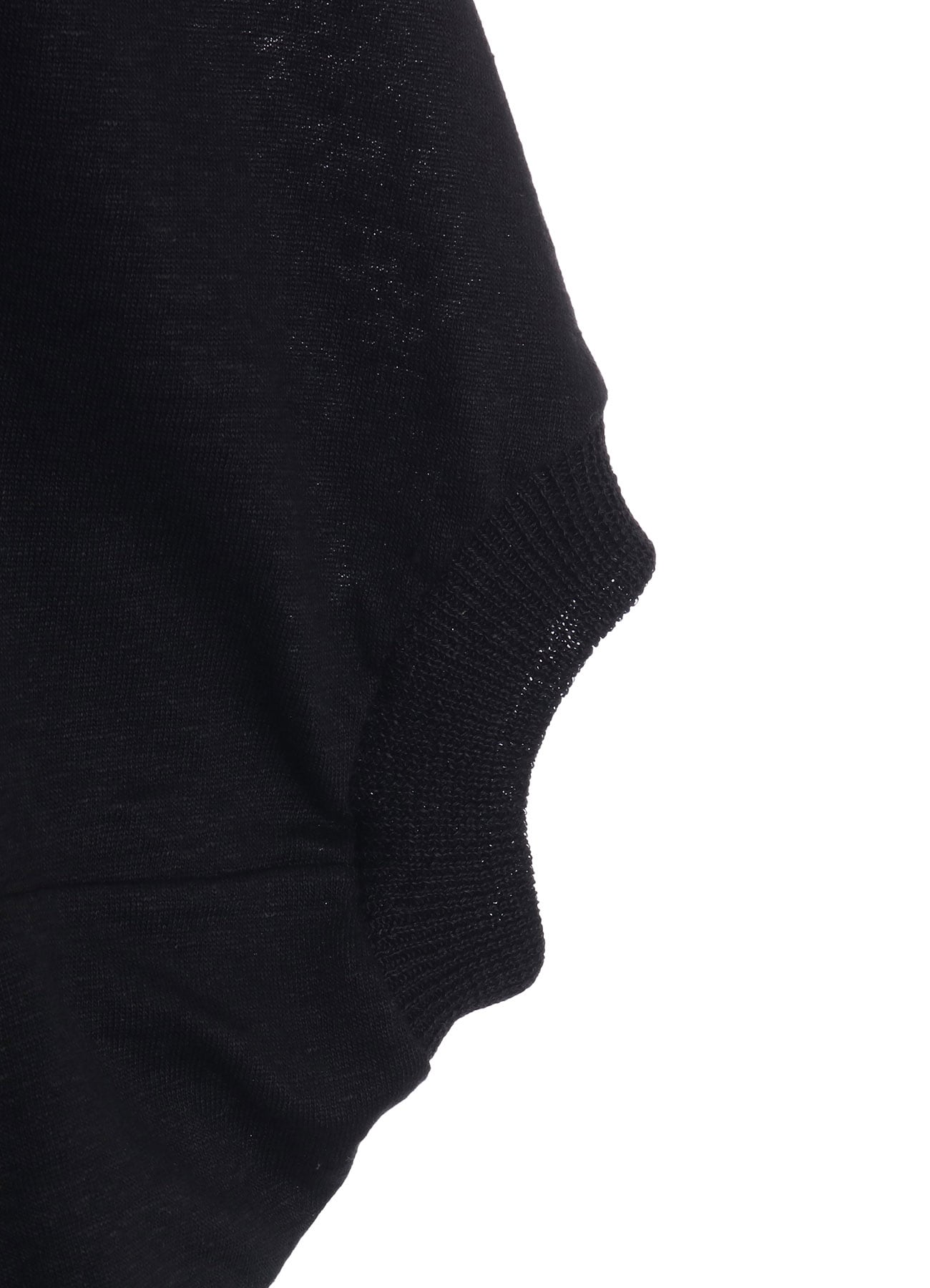 LINEN JERSEY LOOSE FIT POCKET CARDIGAN
