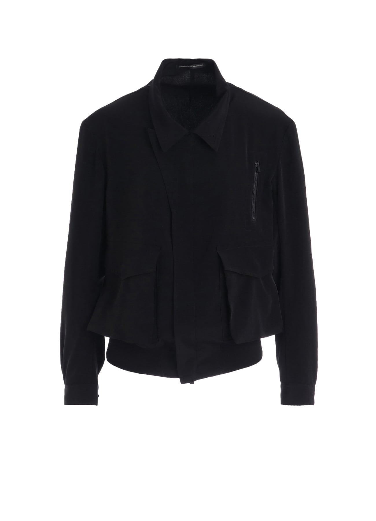 TA/PE CREPE DE CHINE 2 POCKET BLOUSON