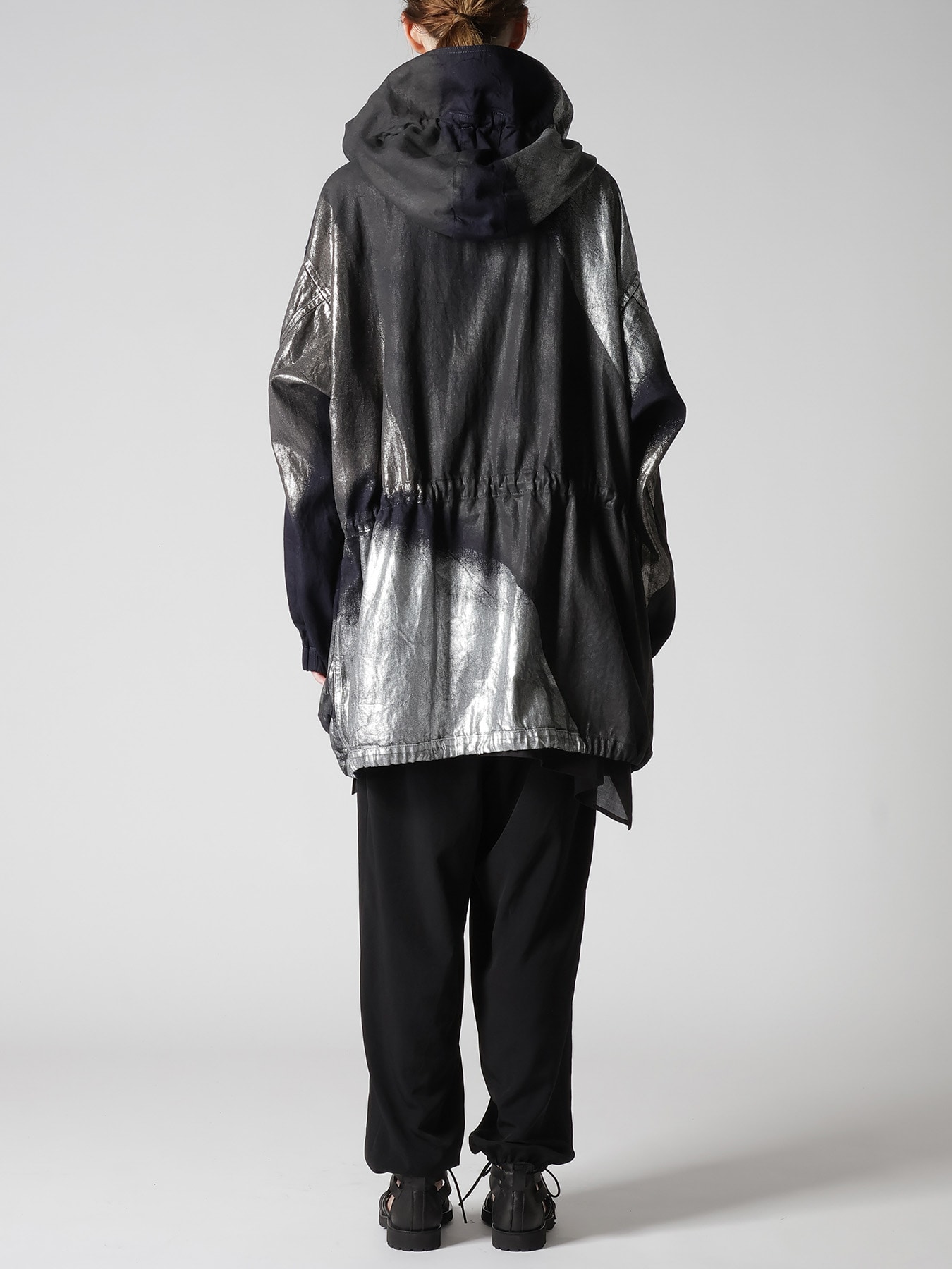 8OZ DENIM FOIL PRINT 4POCKET BLOUSON