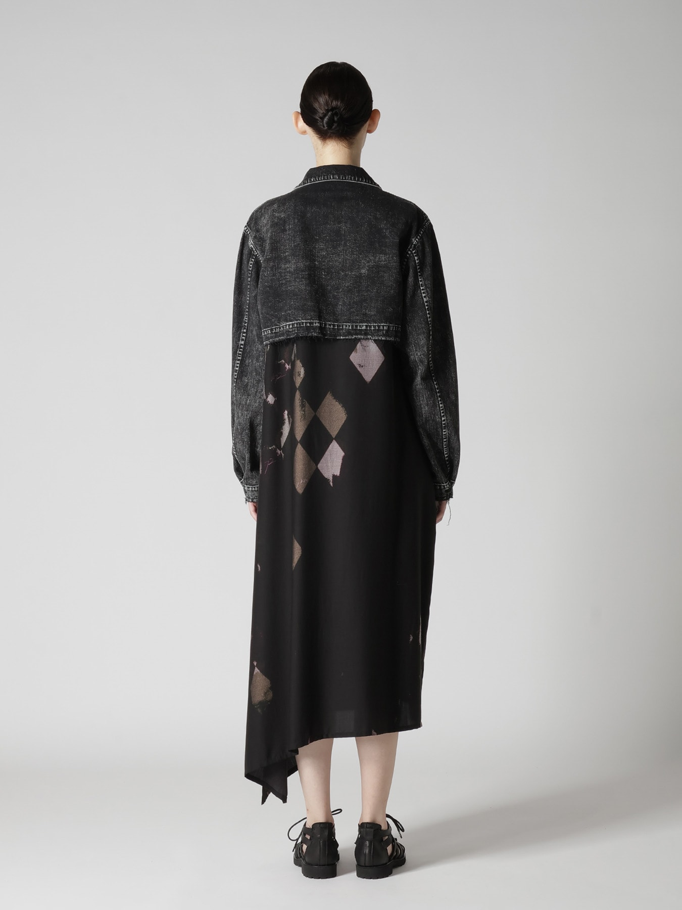 8OZ DENIM CHEMICAL WASH SHORT BLOUSON