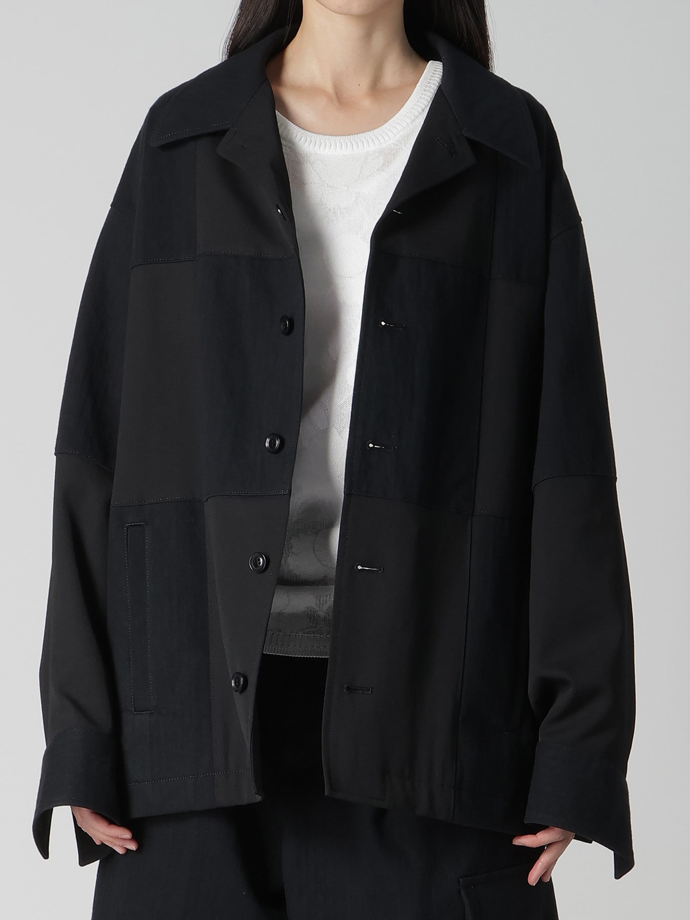 HARD TWISTED NIDOM BIO WASH PATCHED BLOUSON