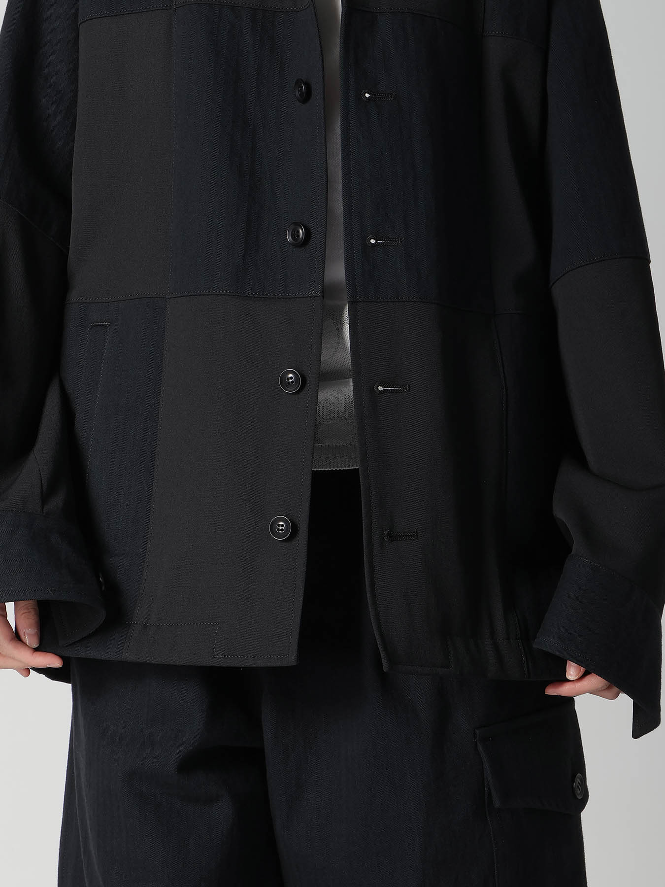 HARD TWISTED NIDOM BIO WASH PATCHED BLOUSON