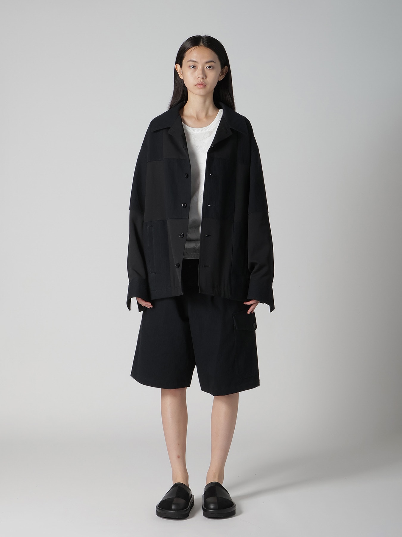 HARD TWISTED NIDOM BIO WASH PATCHED BLOUSON