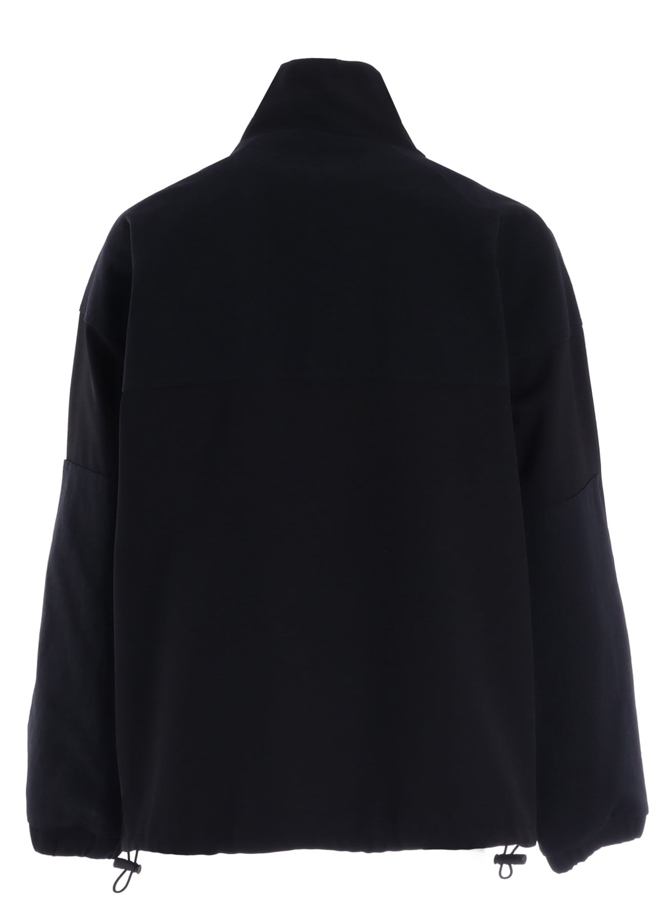 WOOL GABARDINE STAND COLLAR BLOUSON