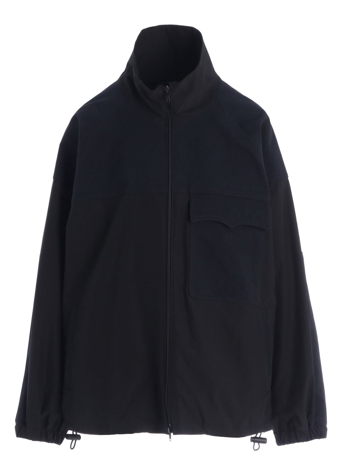 STRETCH TAFTA STAND COLLAR BLOUSON