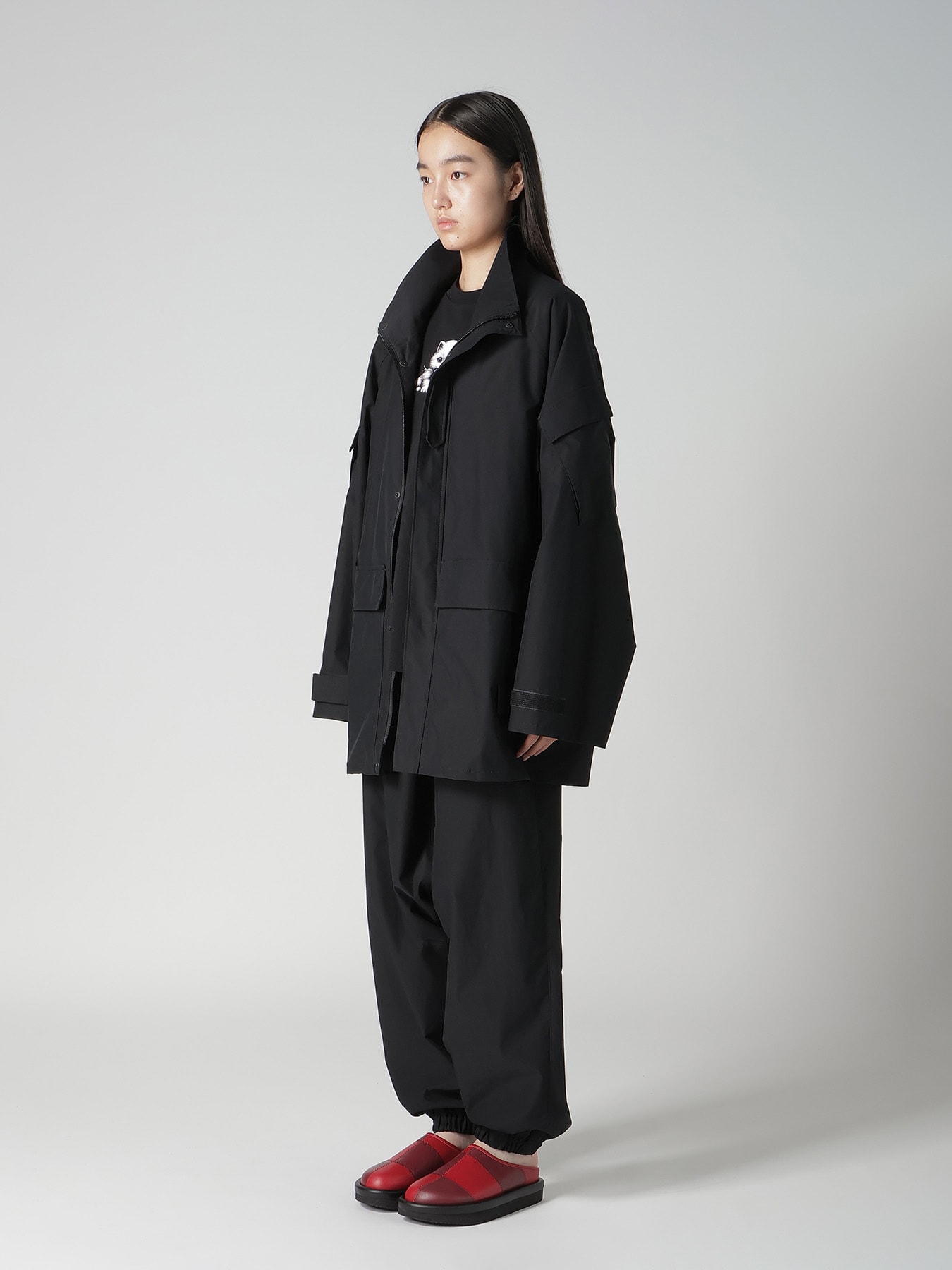 STRETCH TAFTA FIELD BLOUSON