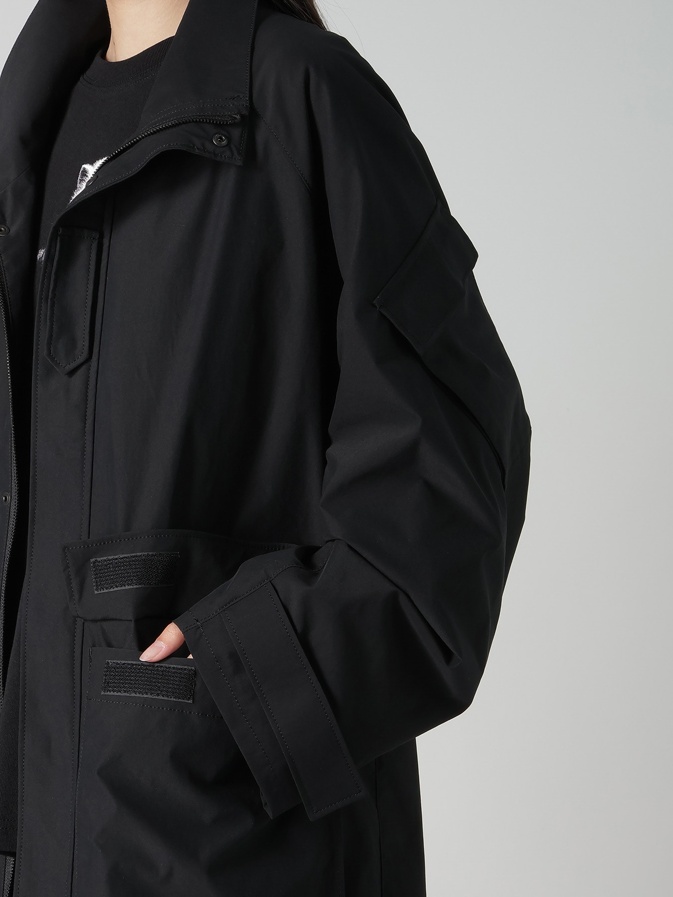 STRETCH TAFTA FIELD BLOUSON