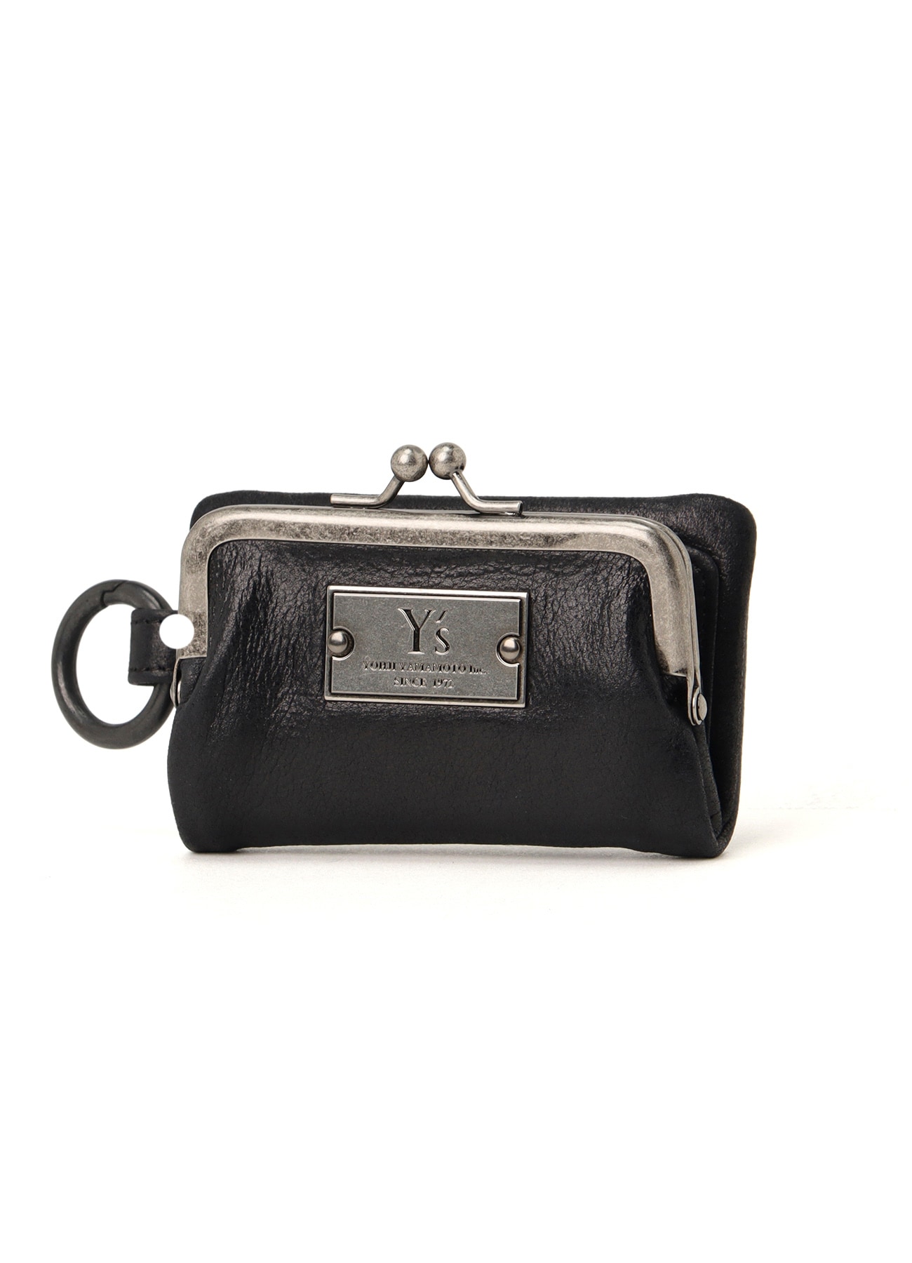 LEATHER KEY CASE W/ METAL CLASP