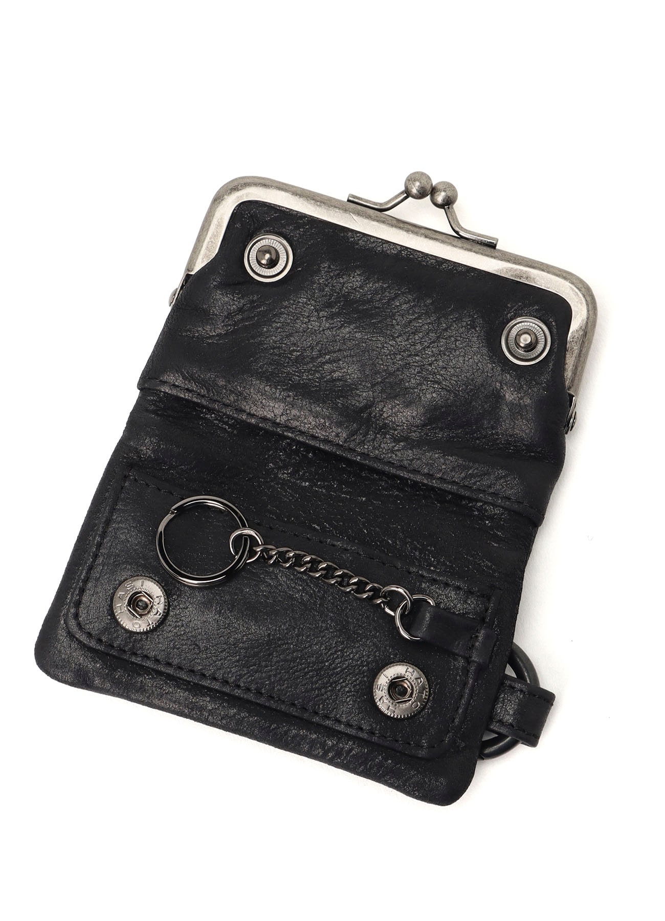 その他 YL Shop LEATHER CARD CASE W/ METAL CLASP(FREE SIZE Black): Y's｜THE