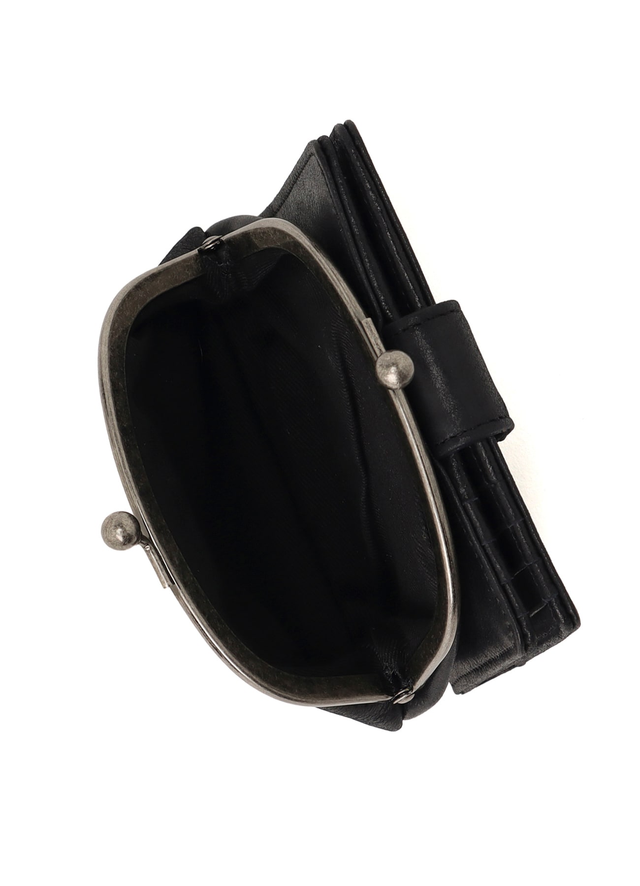LEATHER CARD CASE W/ METAL CLASP
