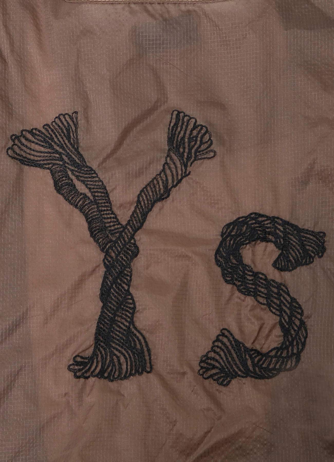 Y'S LOGO STITCH NYLON SHOPPING BAG
