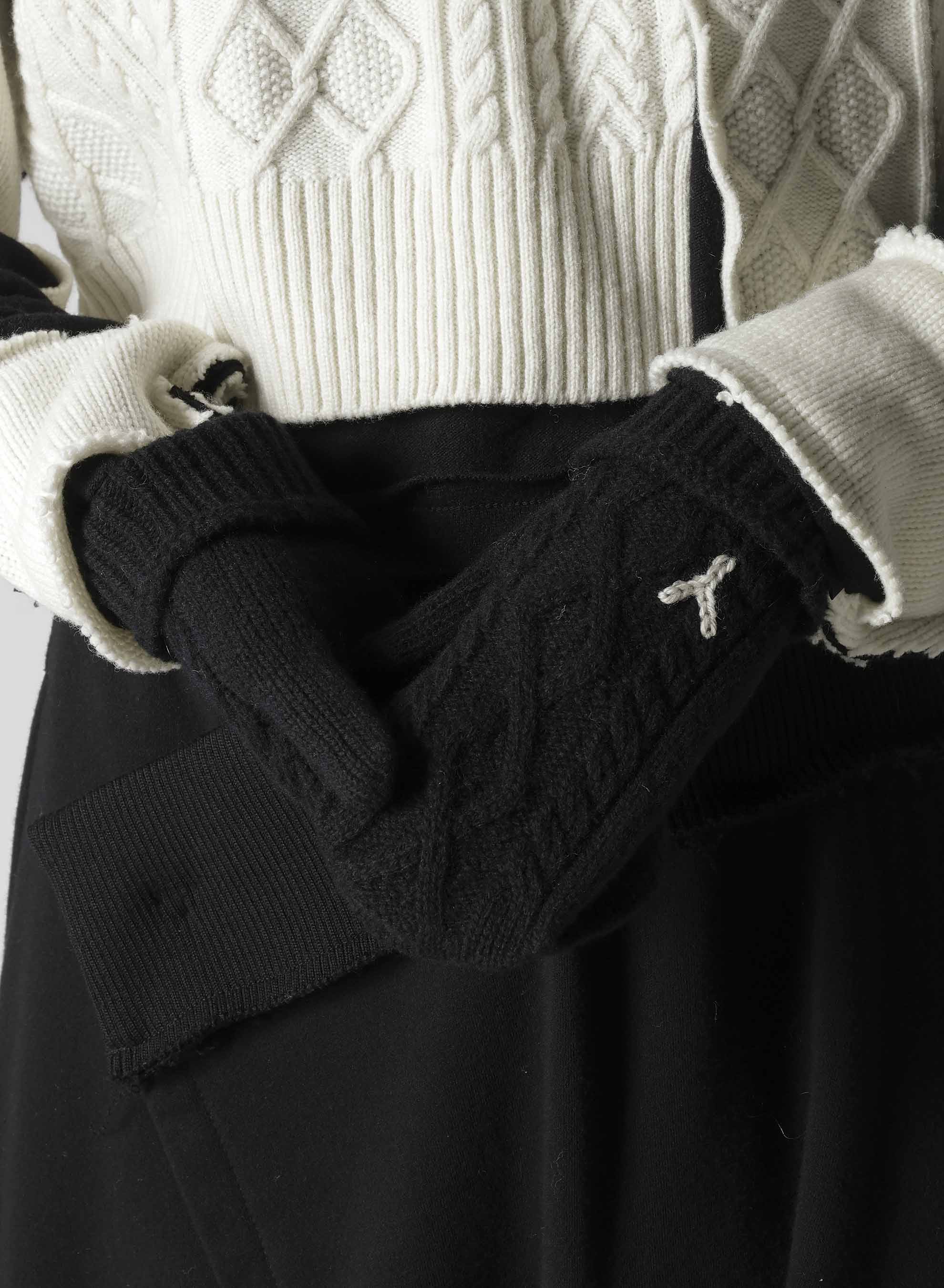 WOOL NYLON MITTENS