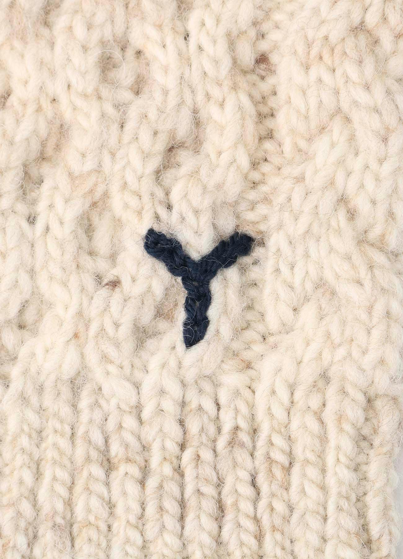 SLUB WOOL ARM WARMER