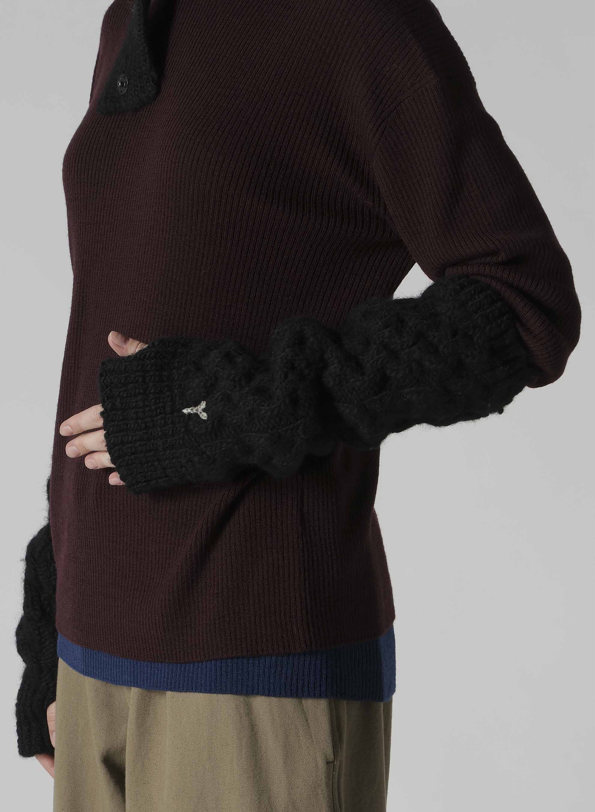 SLUB WOOL ARM WARMER
