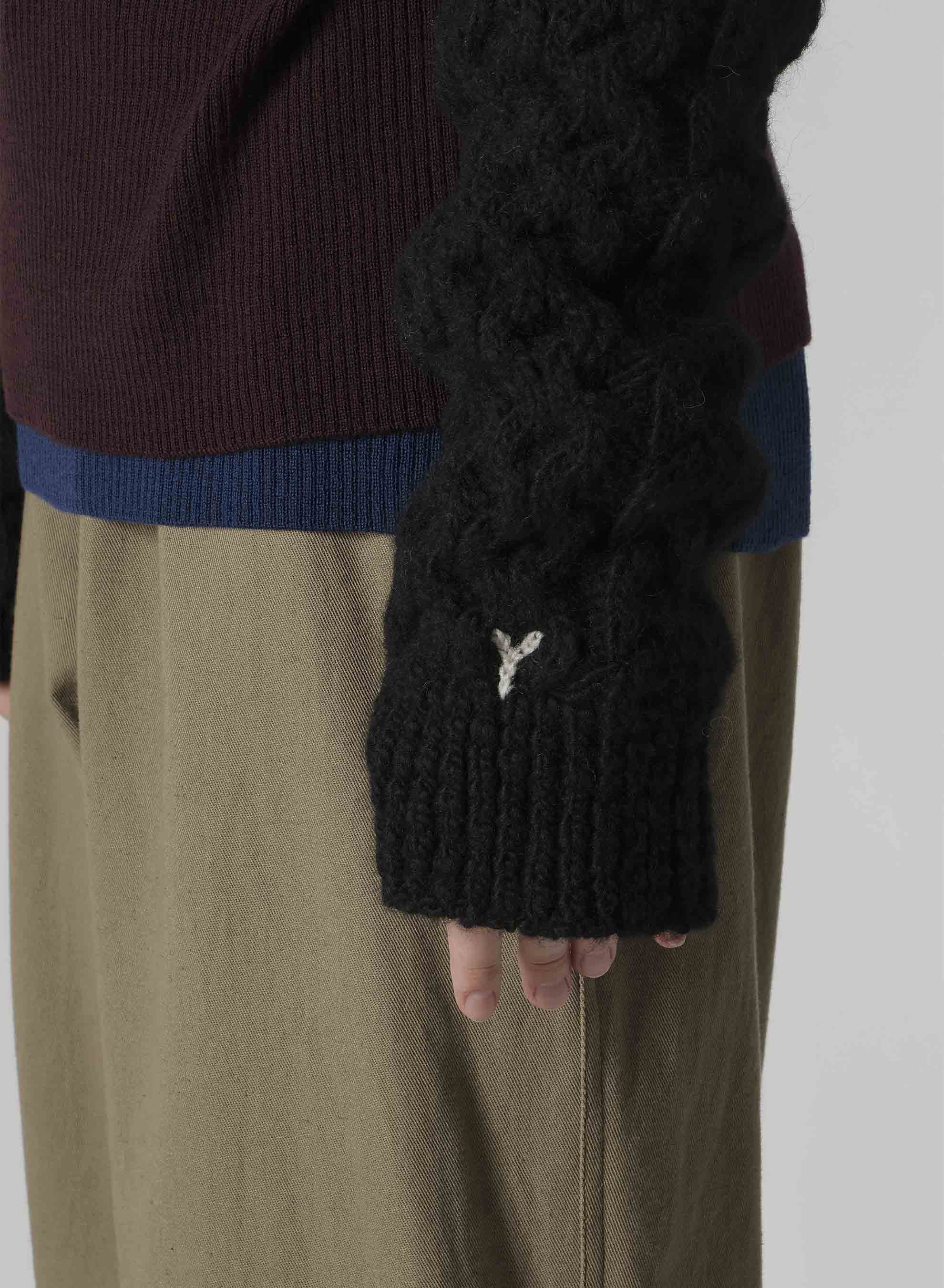 SLUB WOOL ARM WARMER