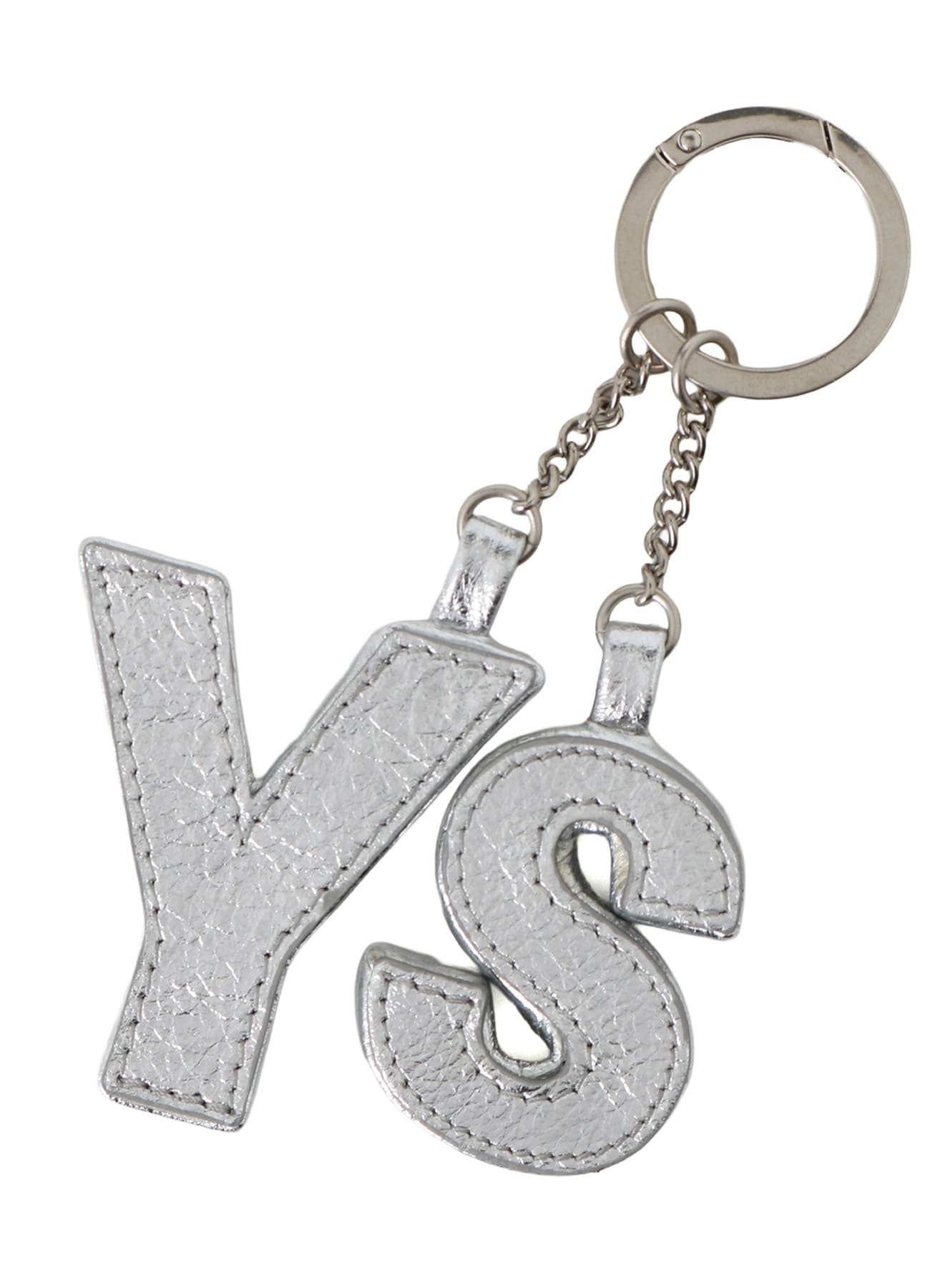 Y'S BLOCK LEATHER BAG CHARM