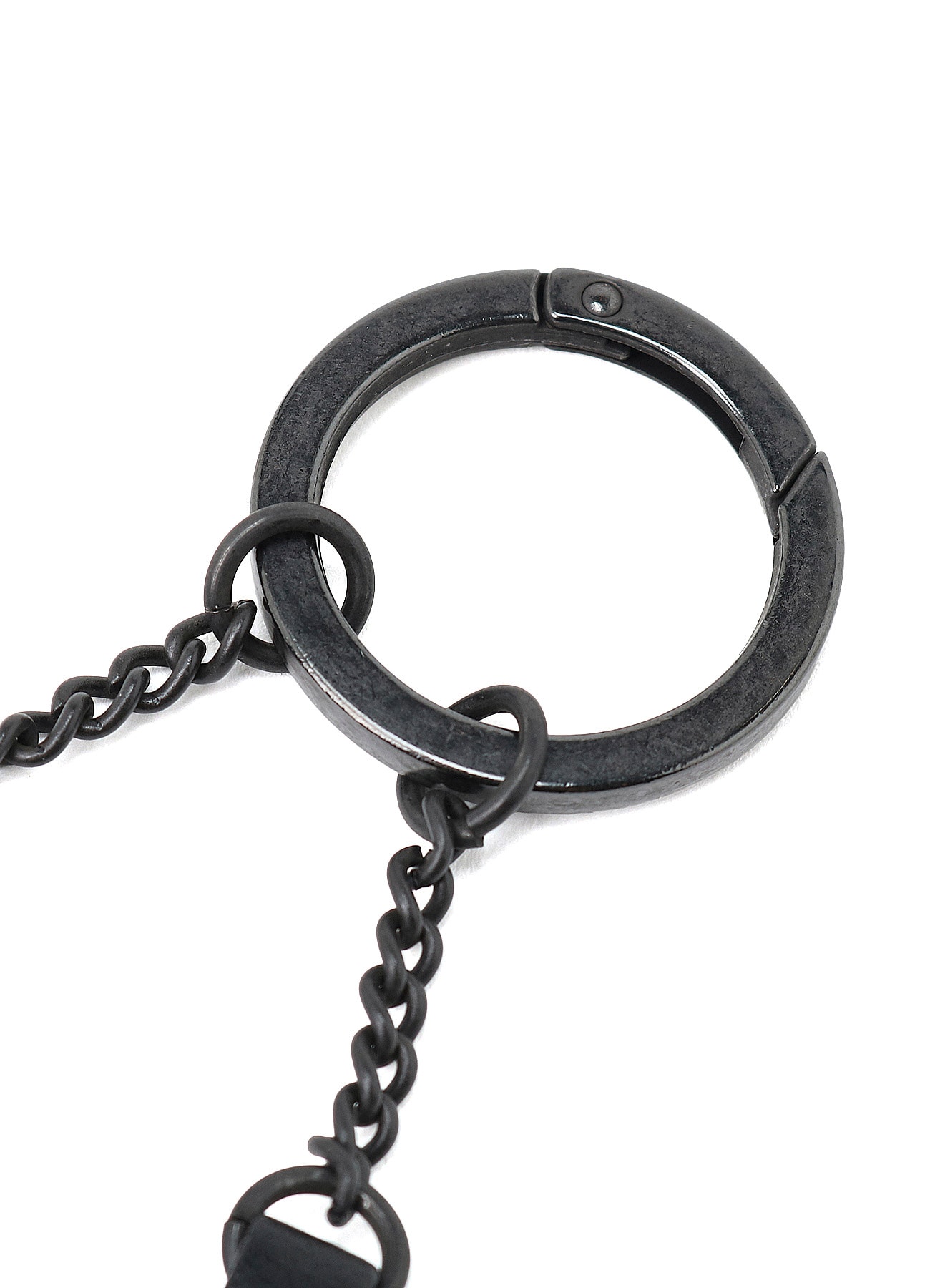 Y'S BLOCK LEATHER BAG CHARM