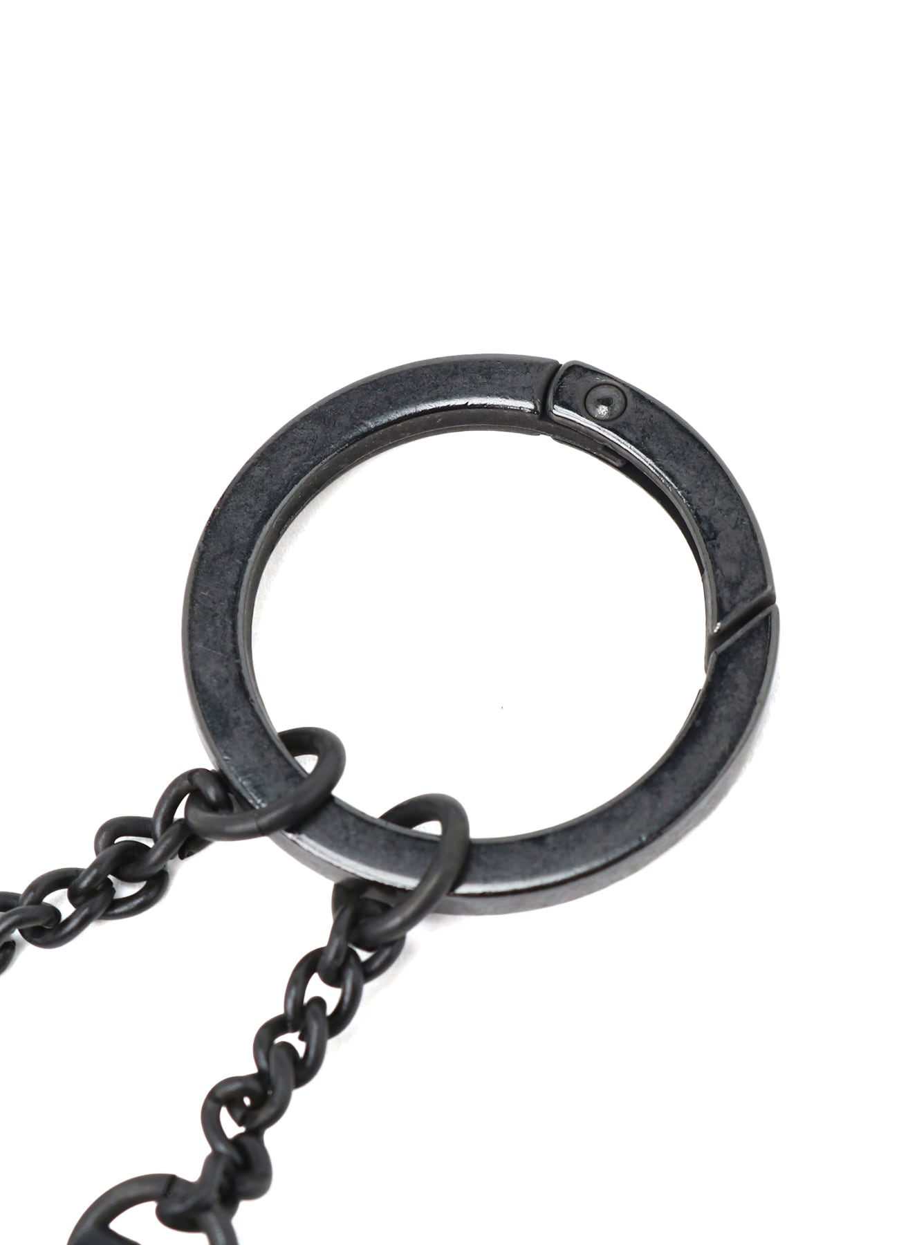 Y'S BLOCK LEATHER BAG CHARM