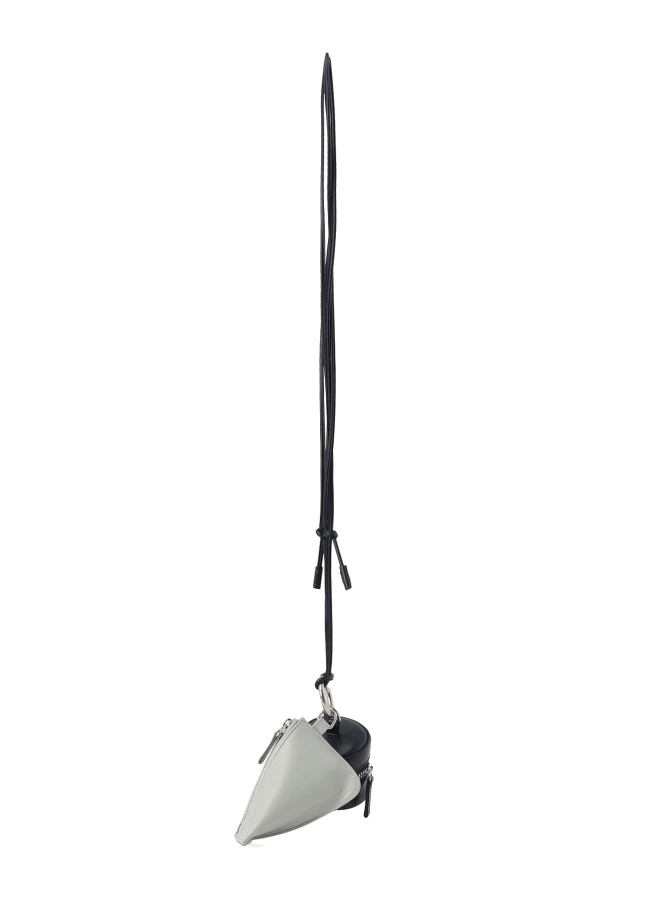 LEATHER BLOCK SHOULDER STRAP