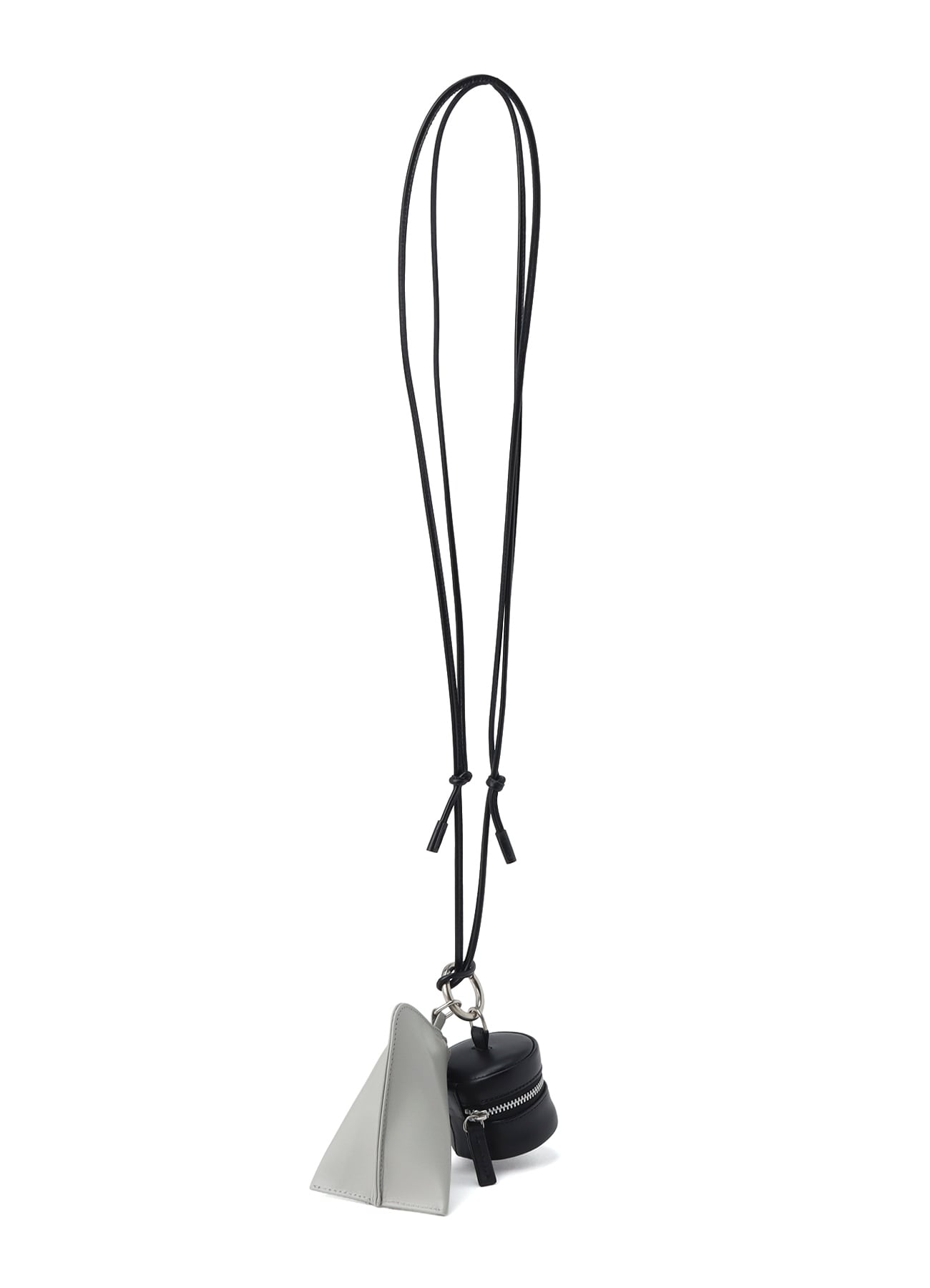 LEATHER BLOCK SHOULDER STRAP