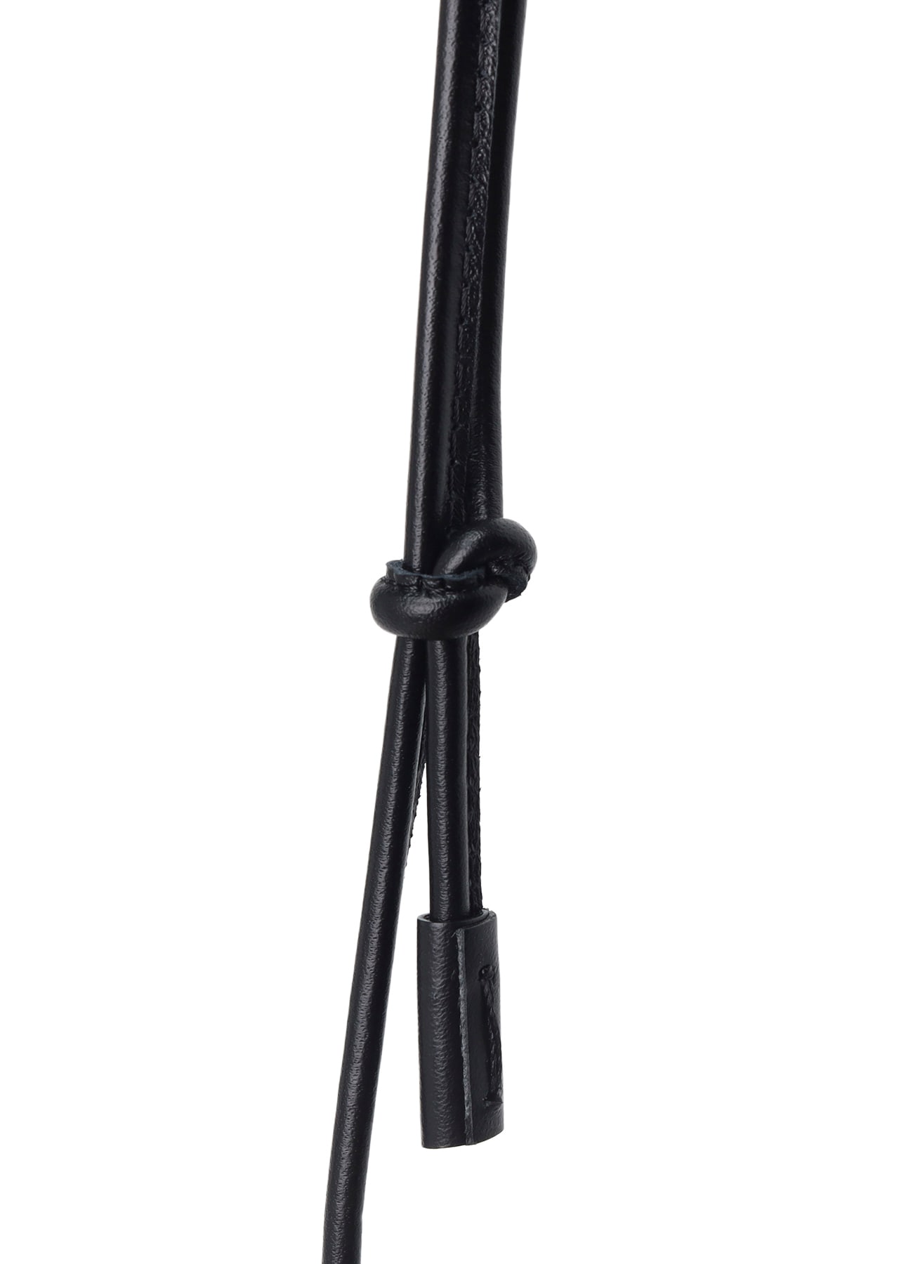 LEATHER BLOCK SHOULDER STRAP