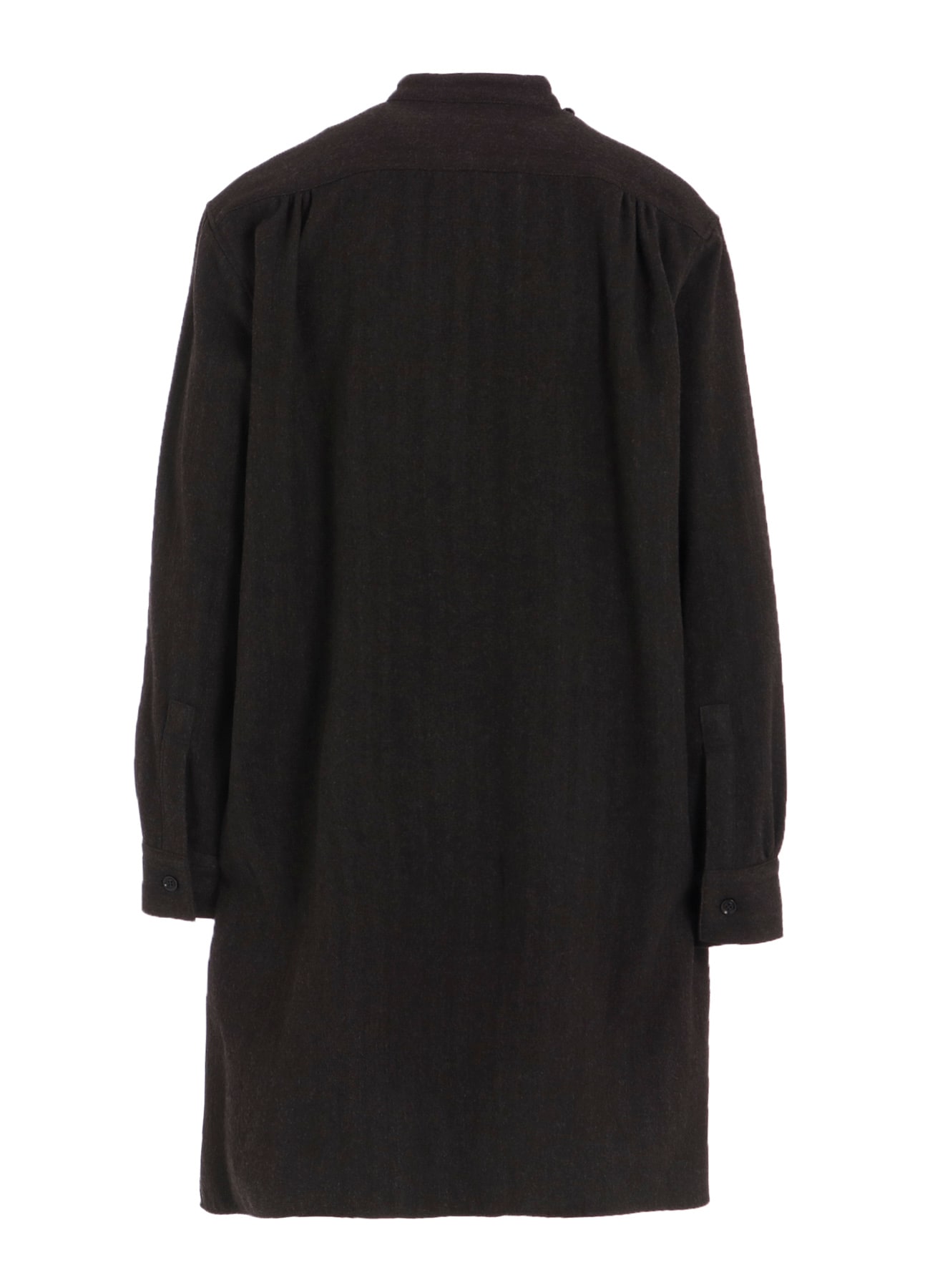 W/NY HERRINGBONE FRONT CLOTH BLOUSE