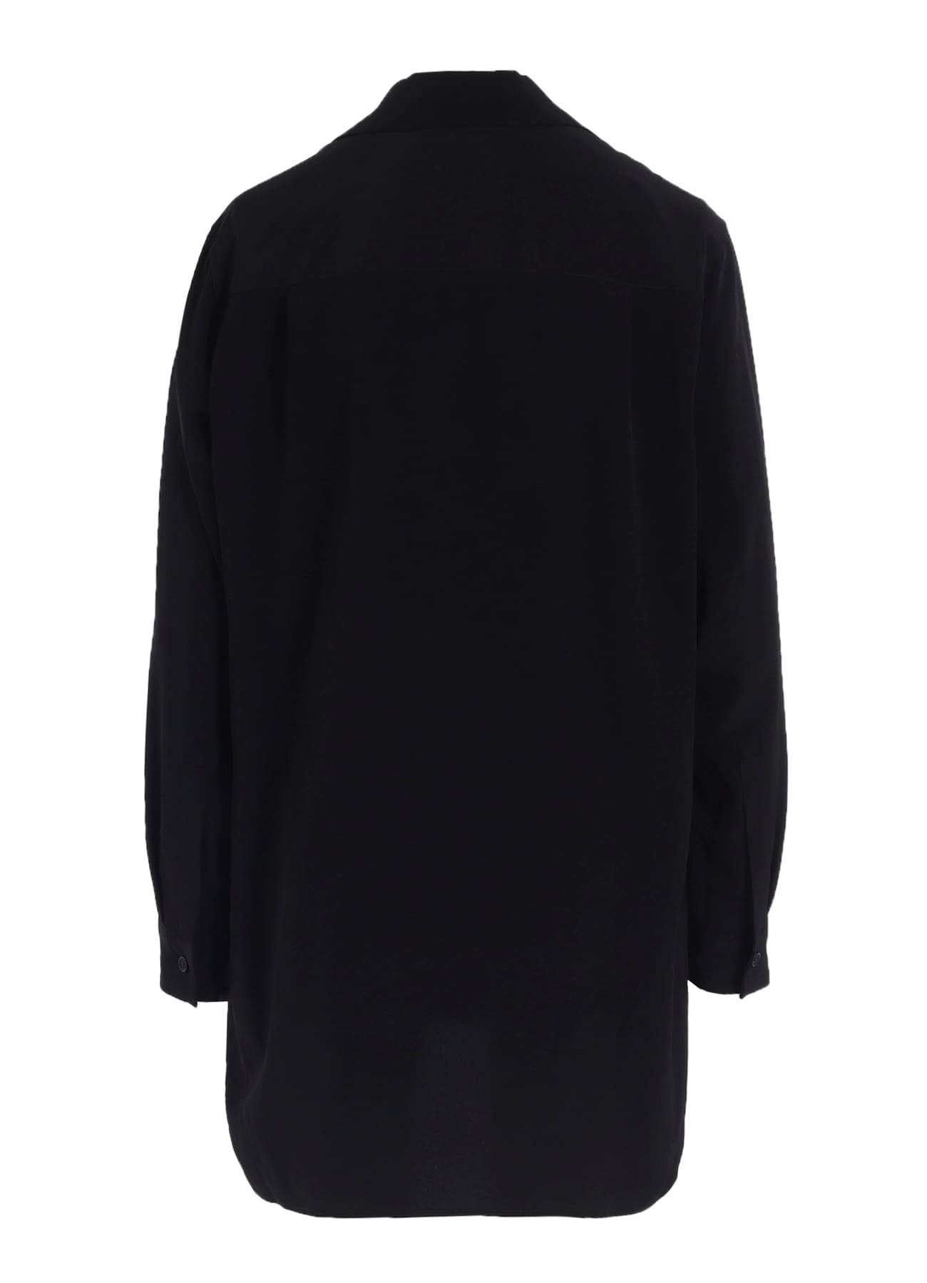 TA/PE CREPE DE CHINE OPEN COLLART SHIRT