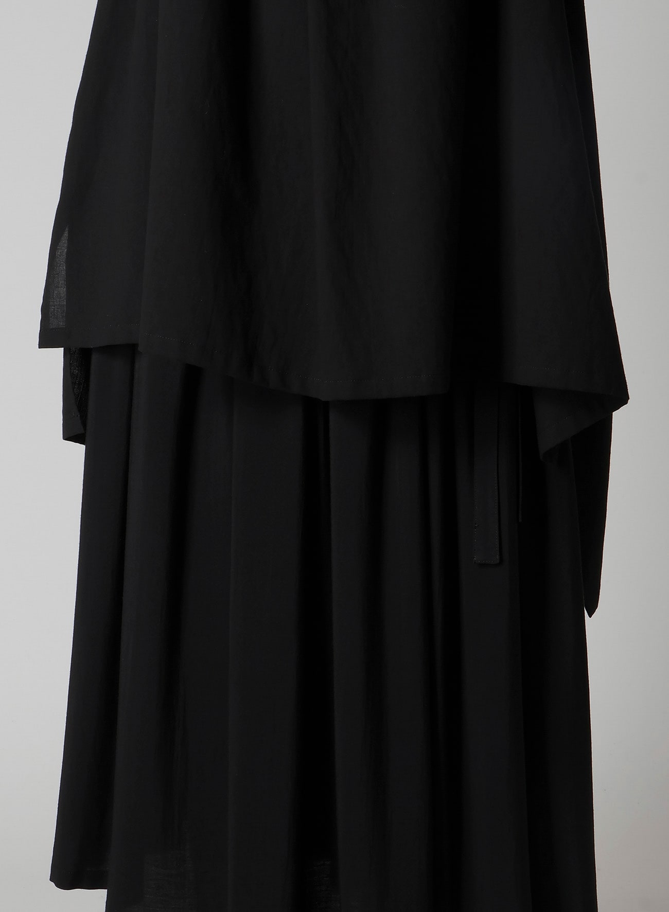 COTTON VIYELLA PINTUCK ASYMMETERIC BLOUSE
