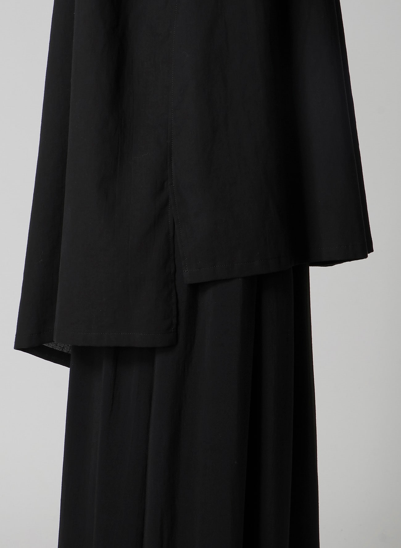 COTTON VIYELLA PINTUCK ASYMMETERIC BLOUSE