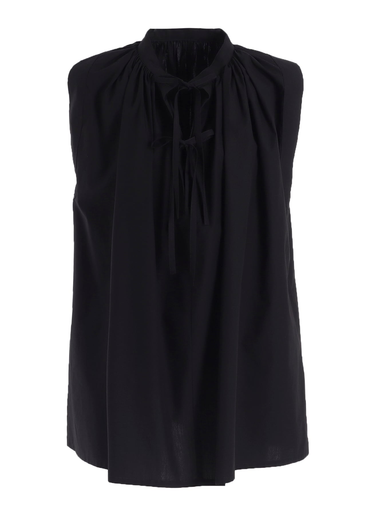 COMPACT TYPEWRITER SLEEVELES BLOUSE