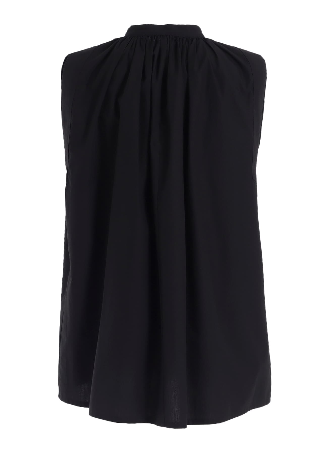 COMPACT TYPEWRITER SLEEVELES BLOUSE