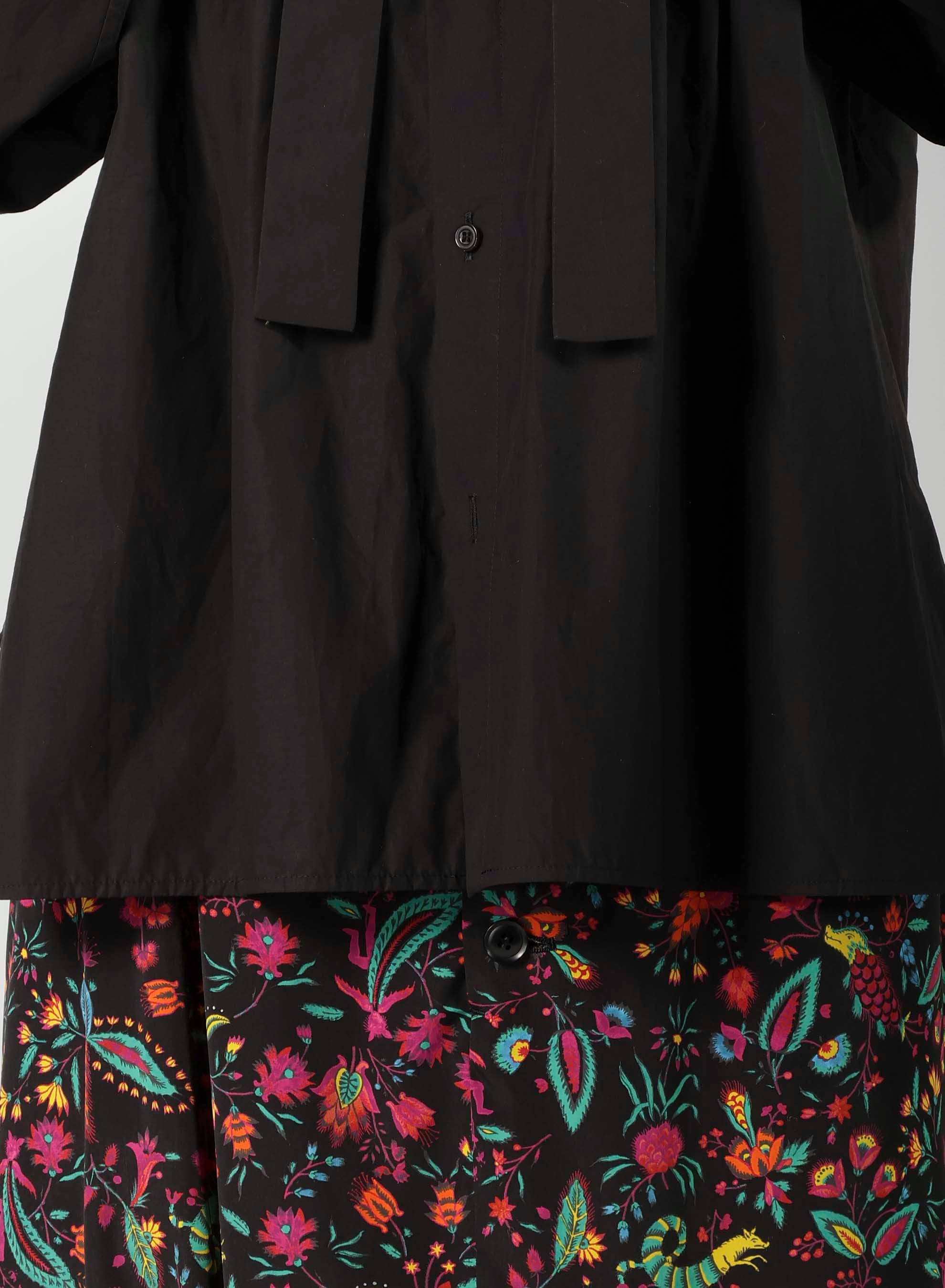 COMPACT TYPEWRITER SHIRT WITH BOWTIE