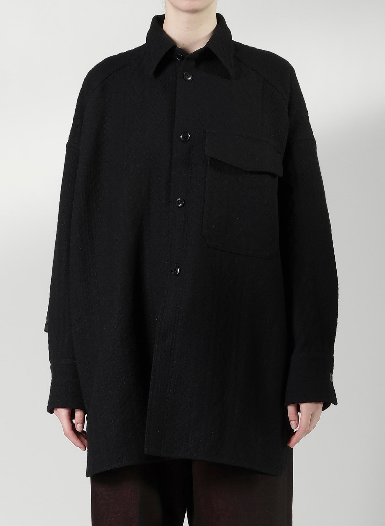 CABLE JQ KNIT BLOUSE